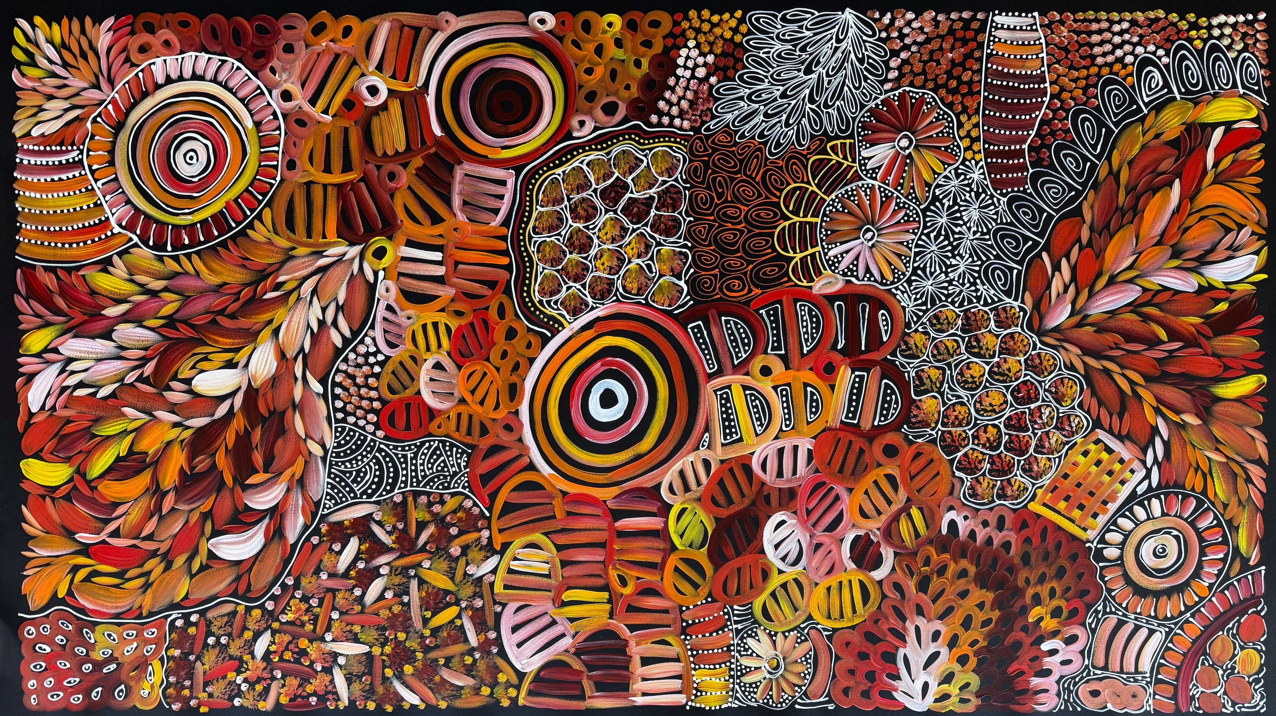 Louise Numina Napananka - Dreamtime - 178x99cm .23-16