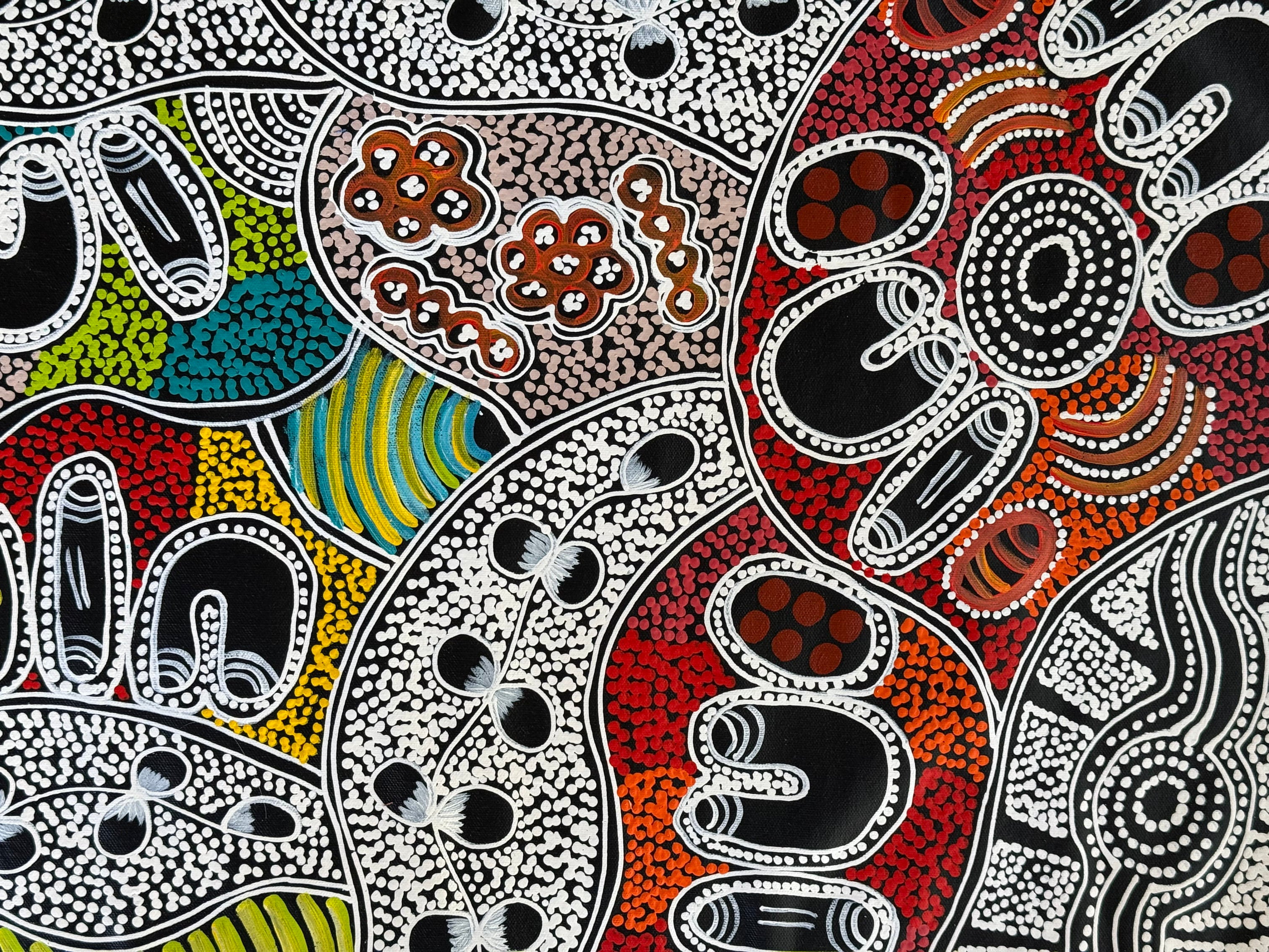 Lanita Numina - Women Collect Bush Tucker - 143x44cm .13-5