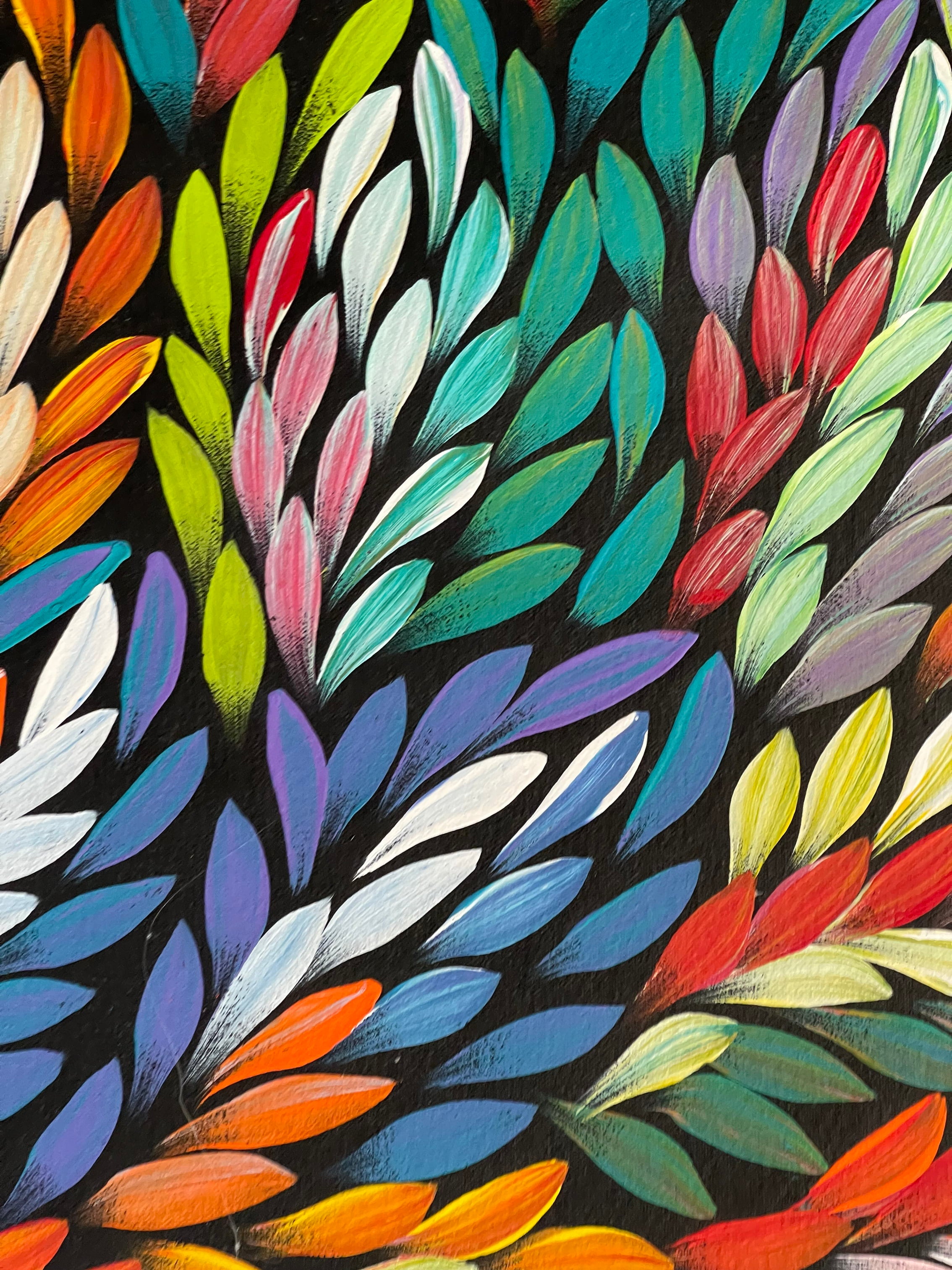 Jacinta Numina Waugh - Bush Medicine Leaves - 91x97cm .67-2