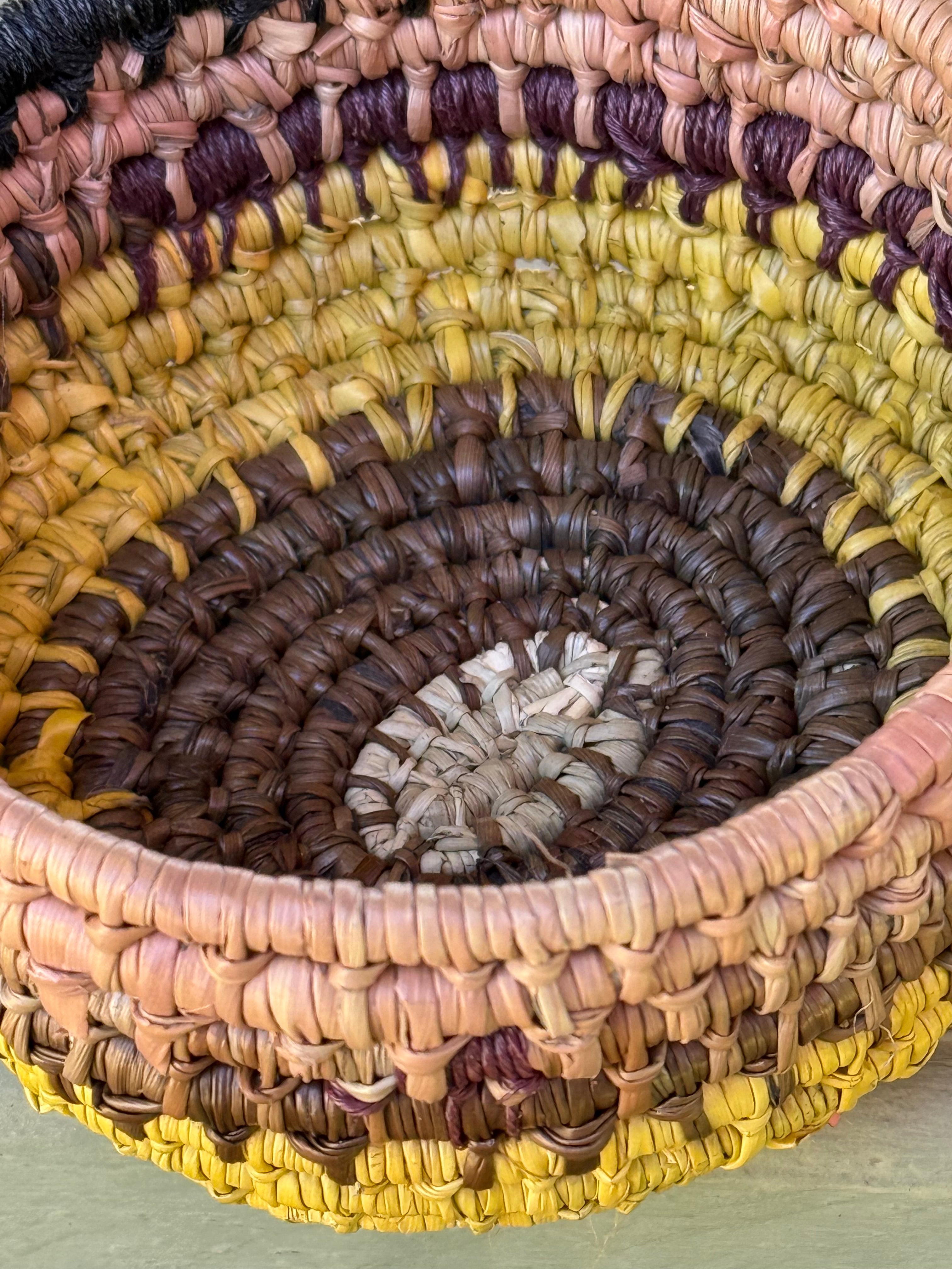 Pandanus Coil Basket - Virginia Wilfred