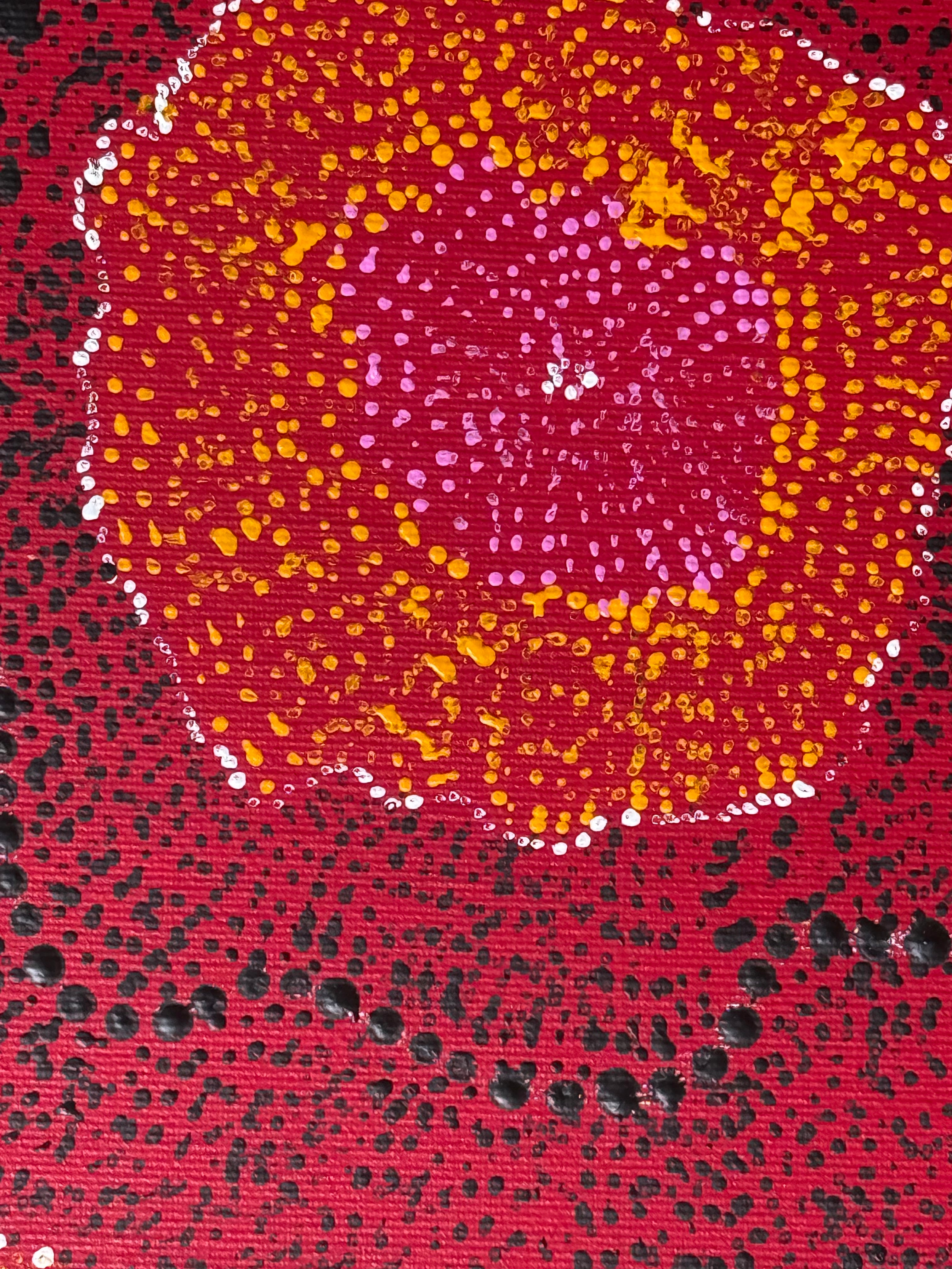 Renelle Napanangka McCormack - Pikilyi Jukurrpa (Vaughan Springs Dreaming) - Stretched