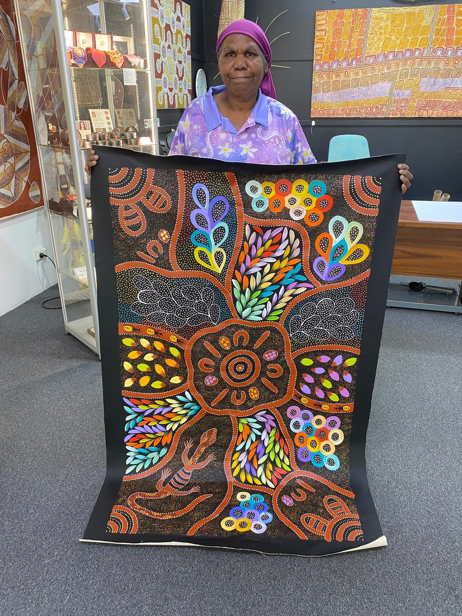 Jacinta Numina Waugh - Women Collecting Bush Tuckers .38-1