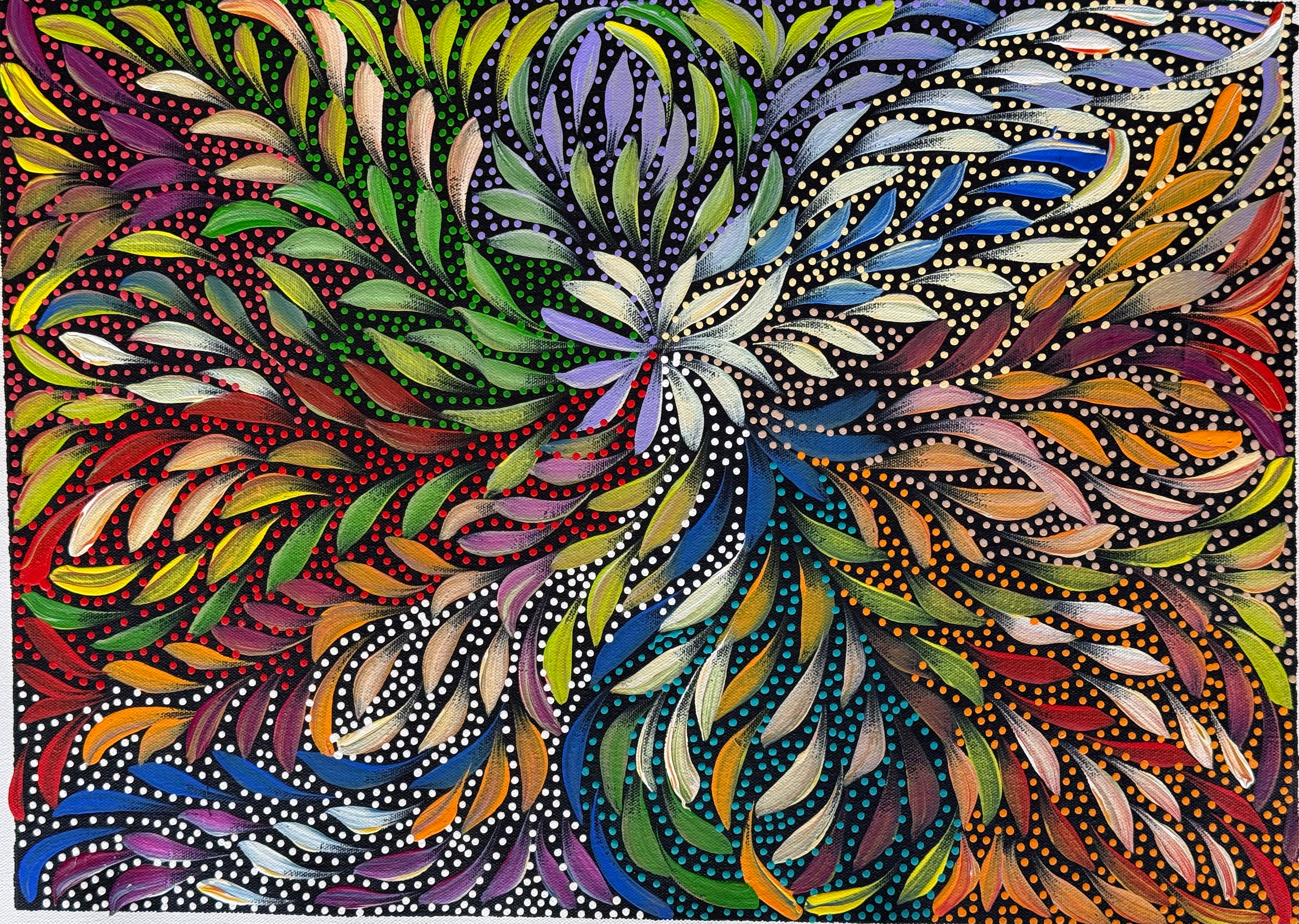 Caroline Numina - Seeded Bush Medicine Leaves .04-34