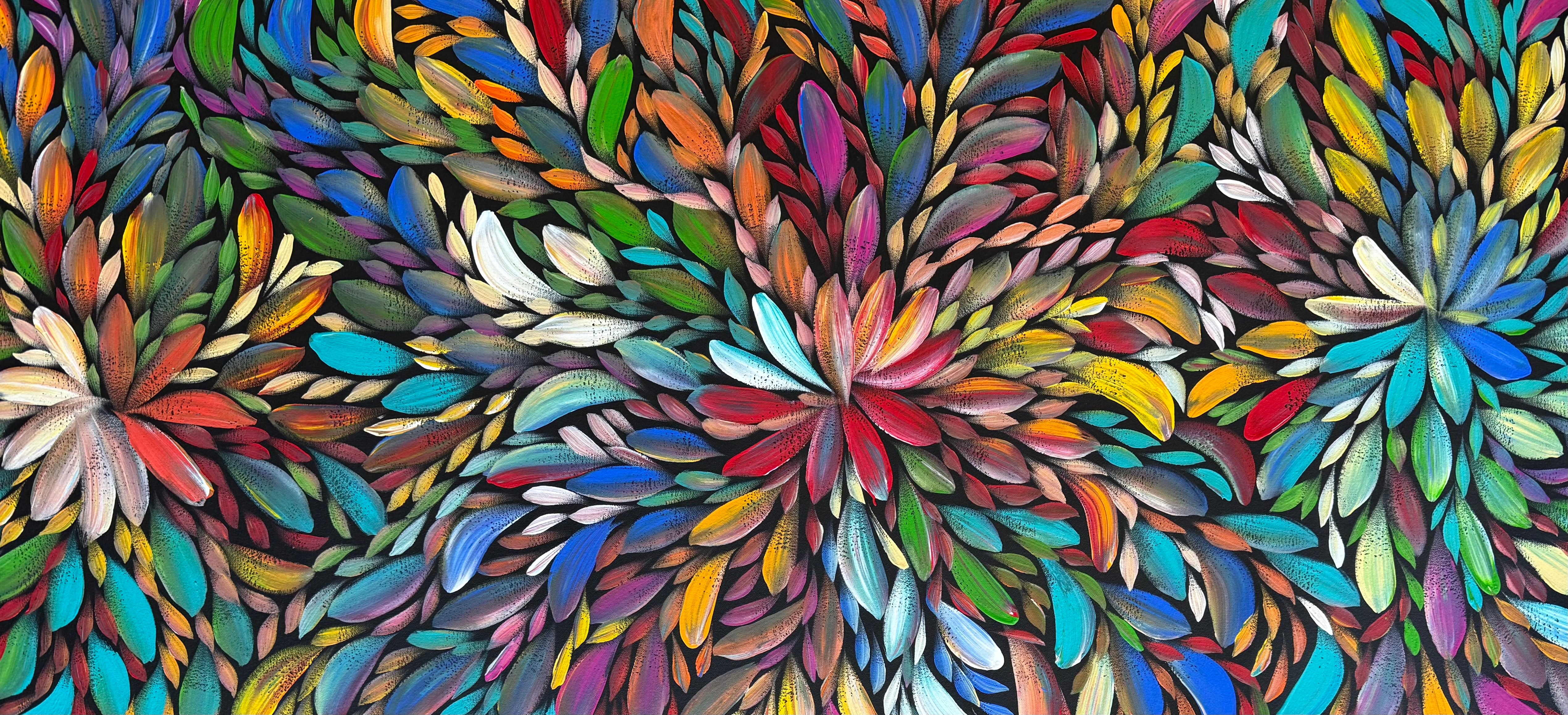 Louise Numina Napananka - Bush Medicine Leaves .21-17
