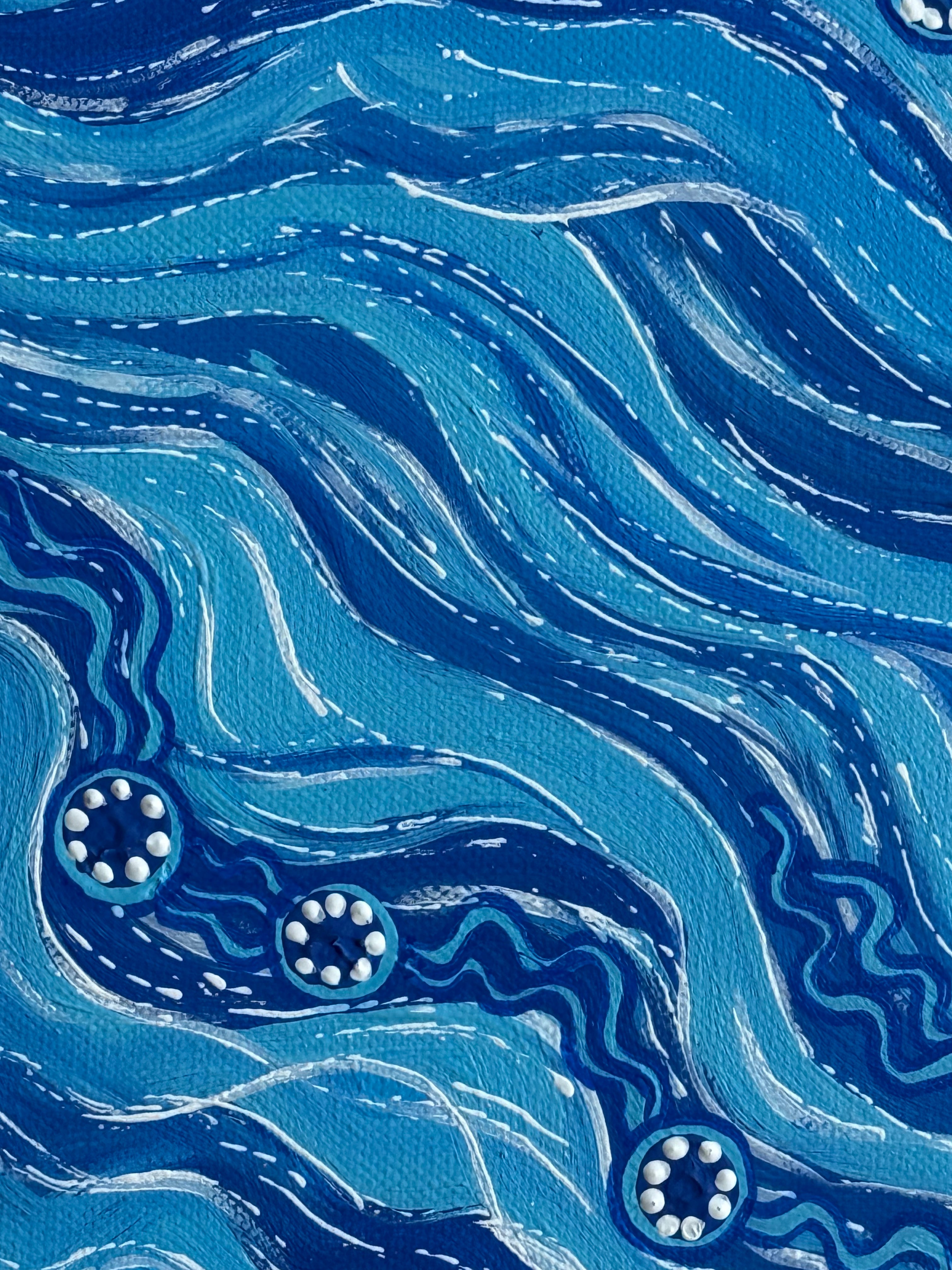 Deidre Burgoyne Rosier - Water Dreamings *pre-stretched* .18-2