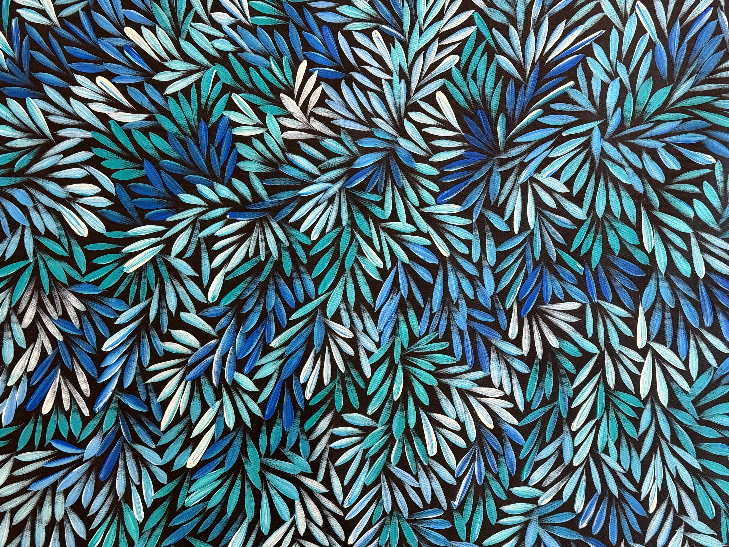 Sharon Numina - Bush Medicine Leaves - 146x87cm .14-33