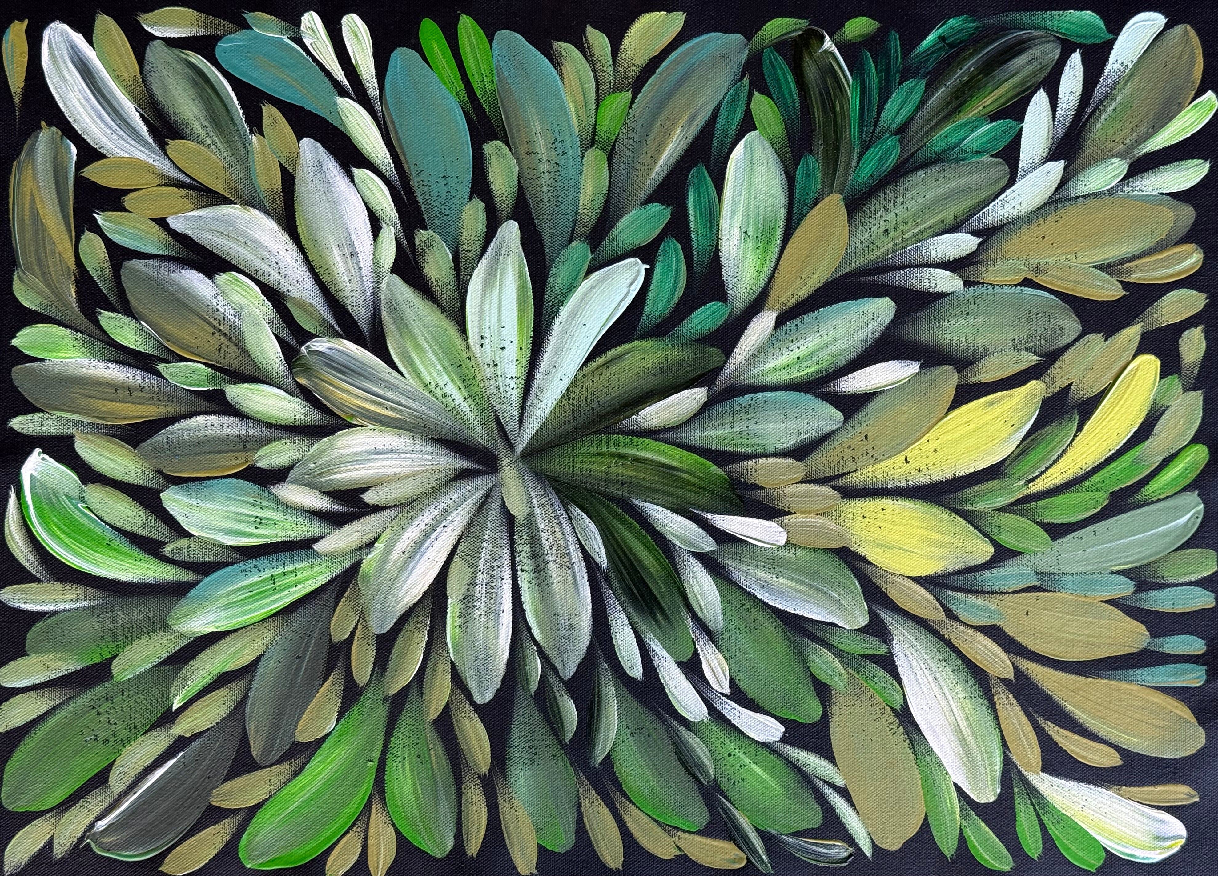 Louise Numina Napananka - Bush Medicine Leaves .22-21