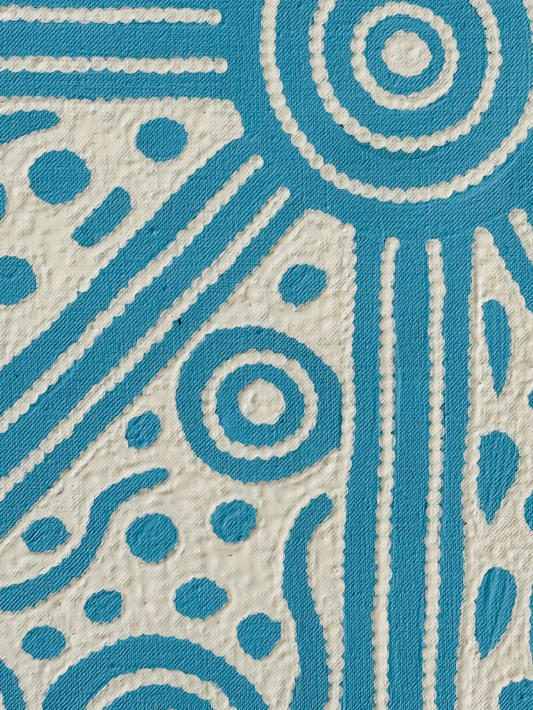 Ursula Napangardi Hudson - Pikilyi Jukurrpa (Vaughan Springs Dreaming) - 91x61cm