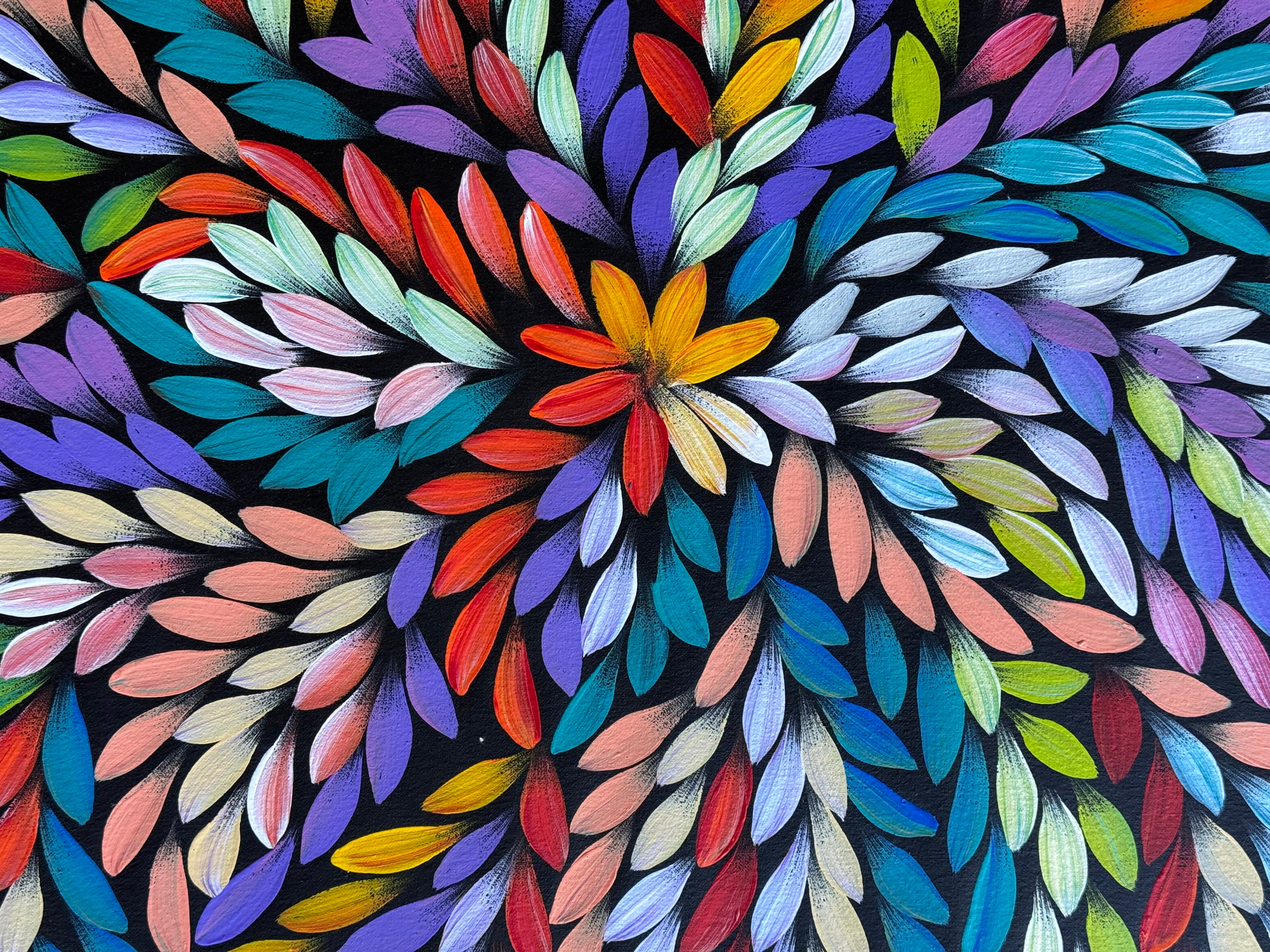Jacinta Numina Waugh - Bush Medicine Leaves - 96x61cm .87-3
