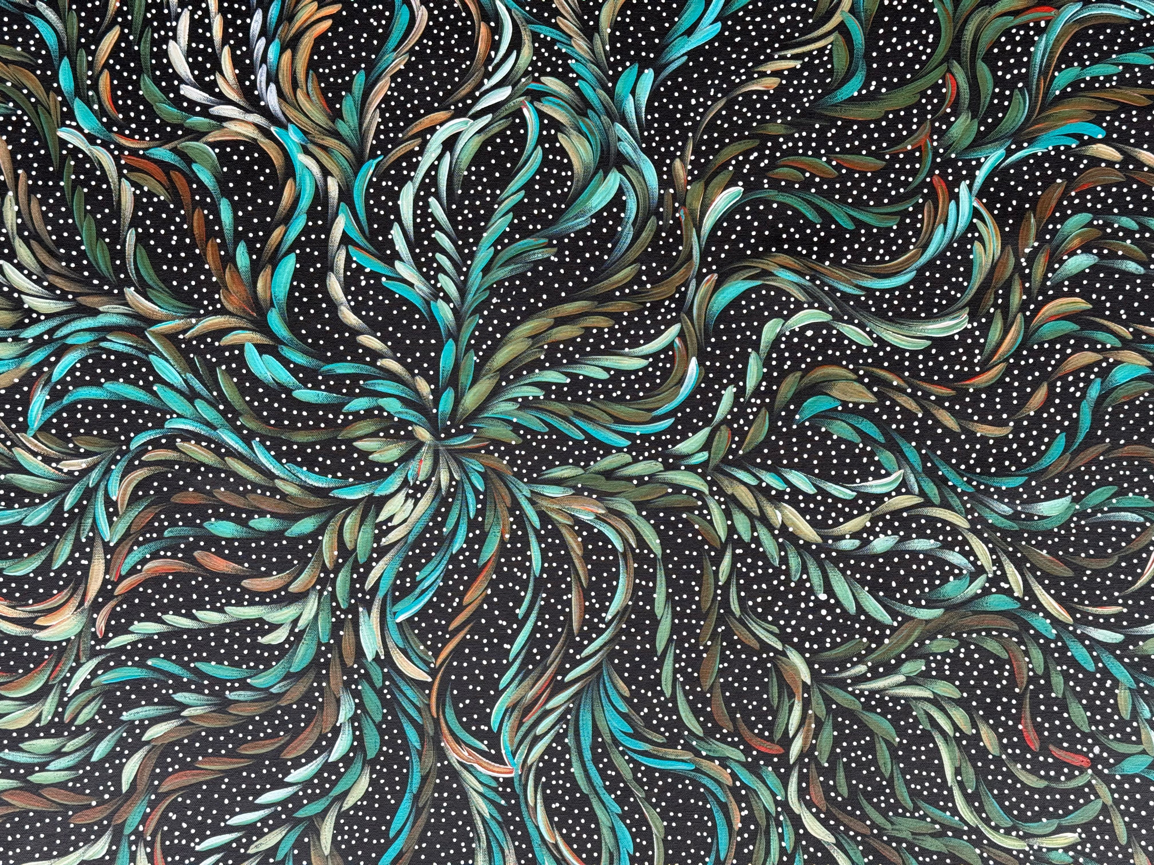 Selina Numina Kamprina - Bush Medicine Leaves with Seeds .92-9