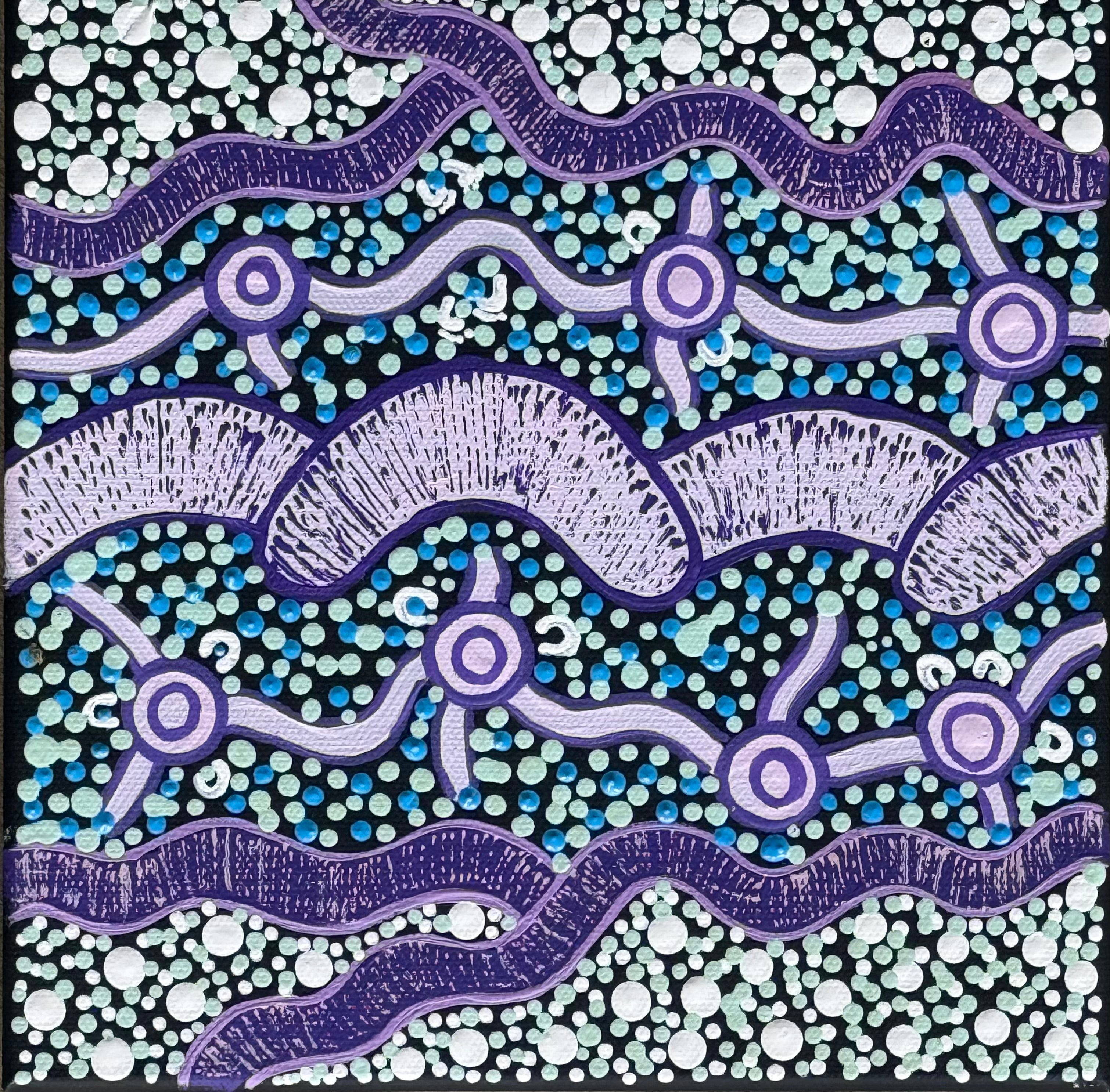 Deidre Burgoyne Rosier - Land and to the Sea .18-18 *pre-stretched*