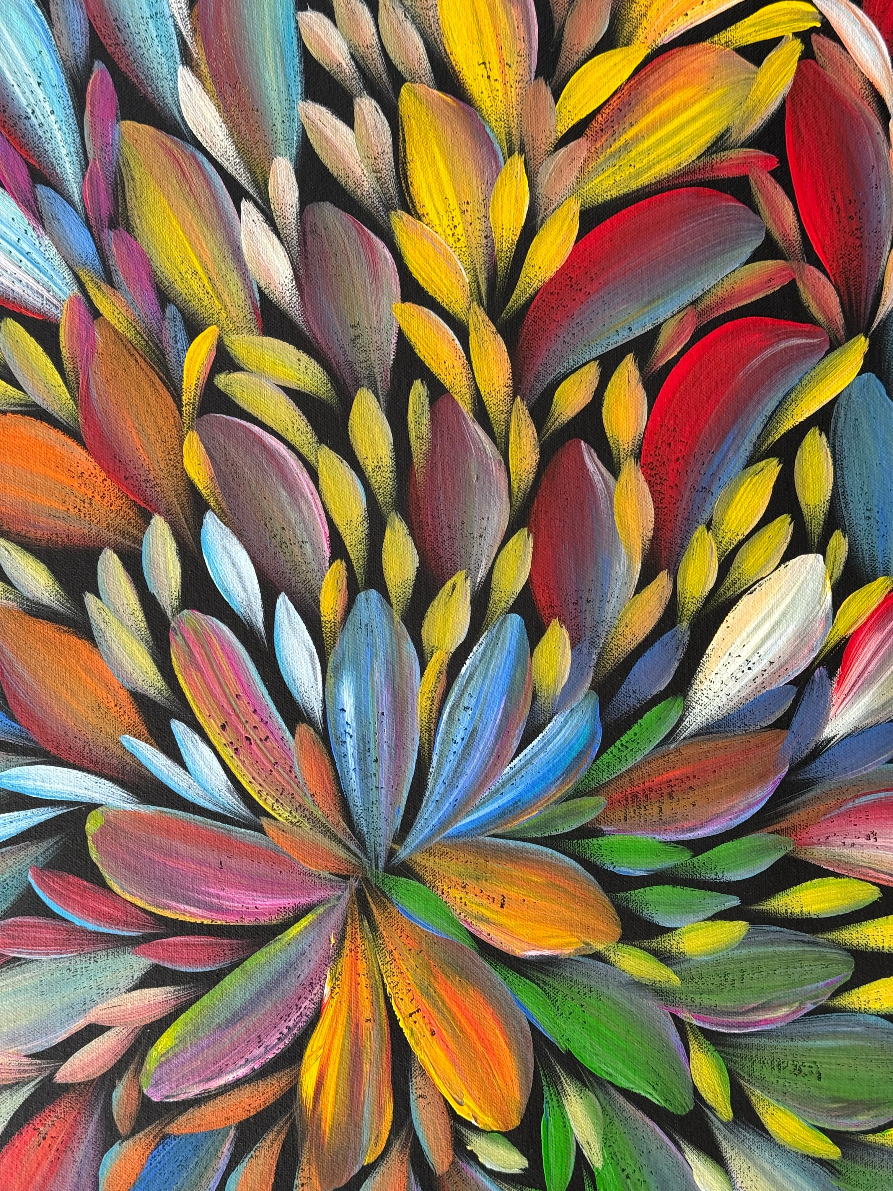 Louise Numina Napananka - Bush Medicine Leaves .75-2