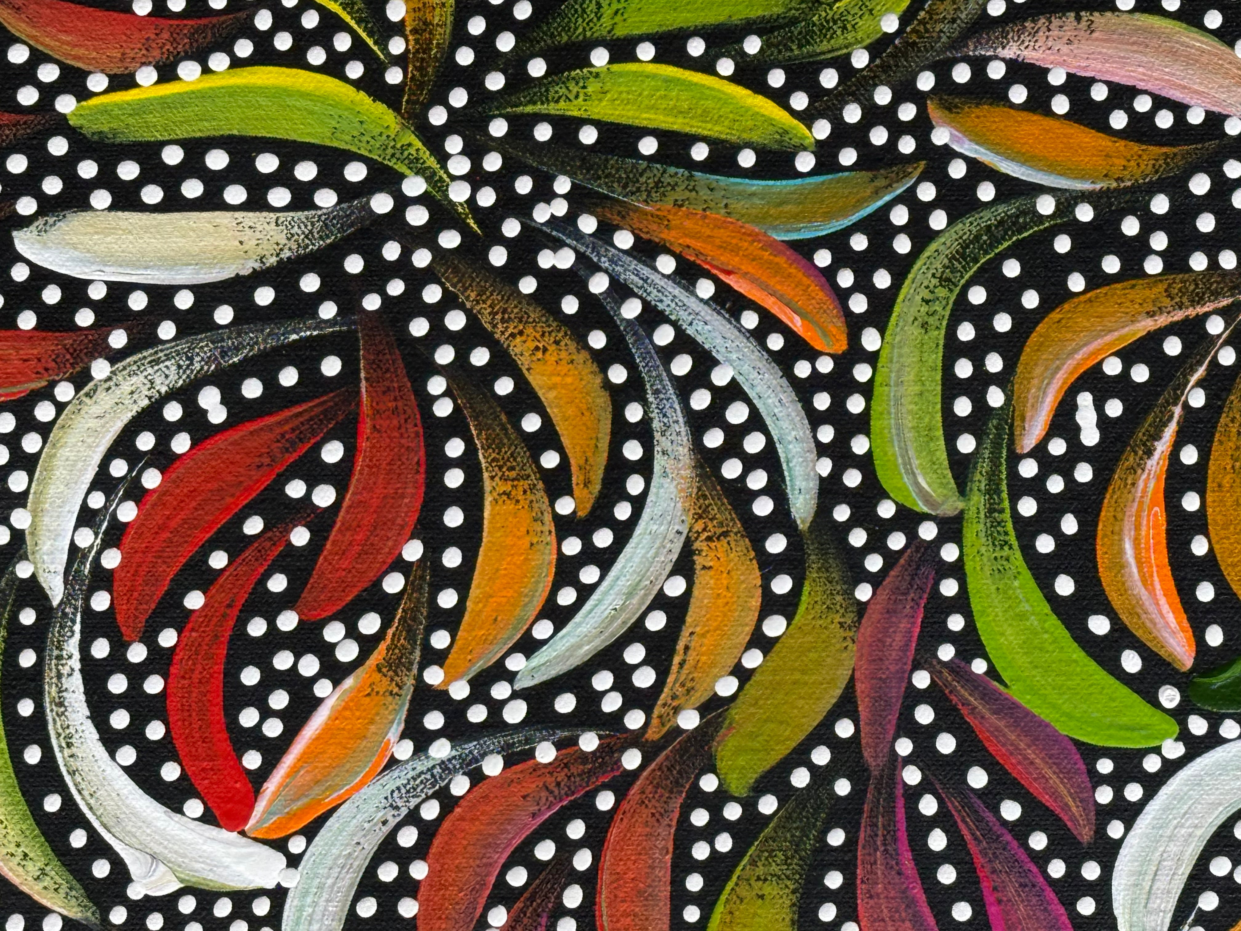 Caroline Numina - Bush Medicine Leaves with Seeds .35-21