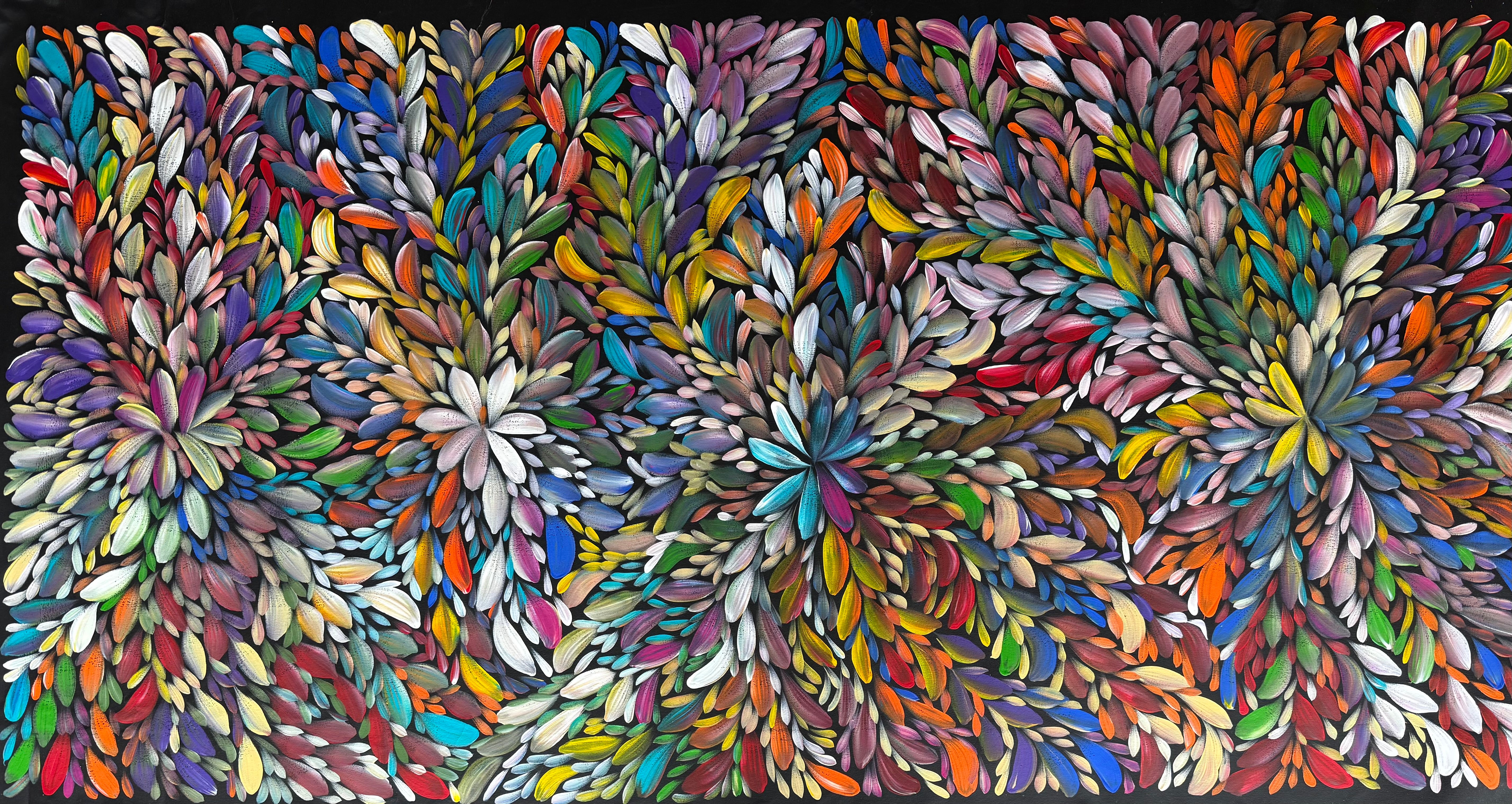 Louise Numina Napananka - Bush Medicine Leaves .75-22 - DAMAGED