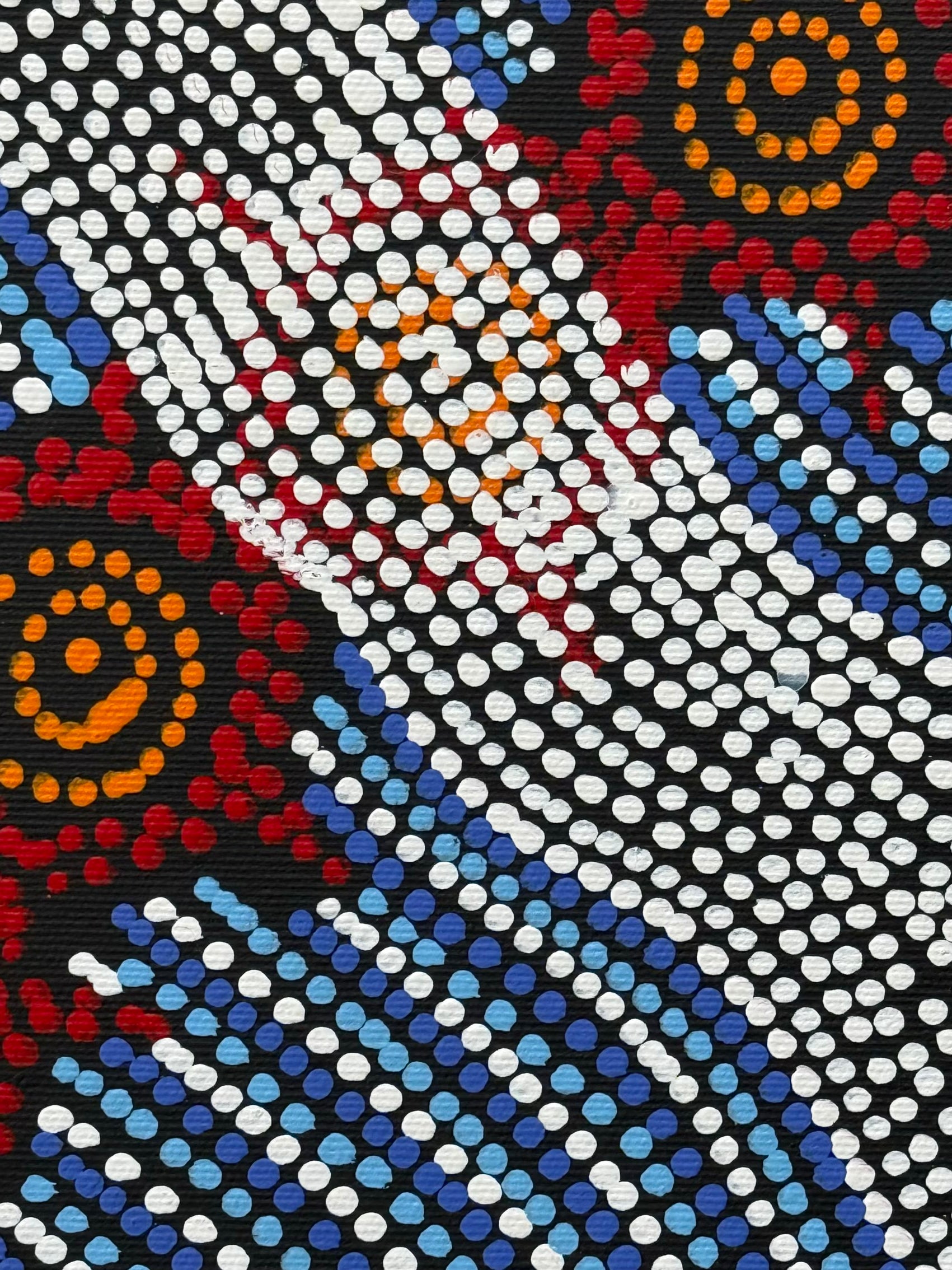 Shanna Napanangka Williams - Napaljarri-warnu Jukurrpa (Seven Sisters Dreaming) - Stretched