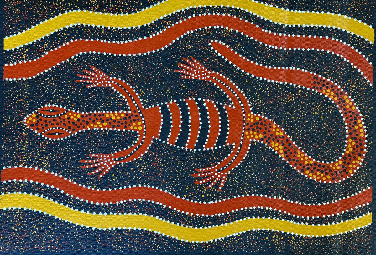 Jacinta Numina Waugh - Goanna Dreaming .46-15