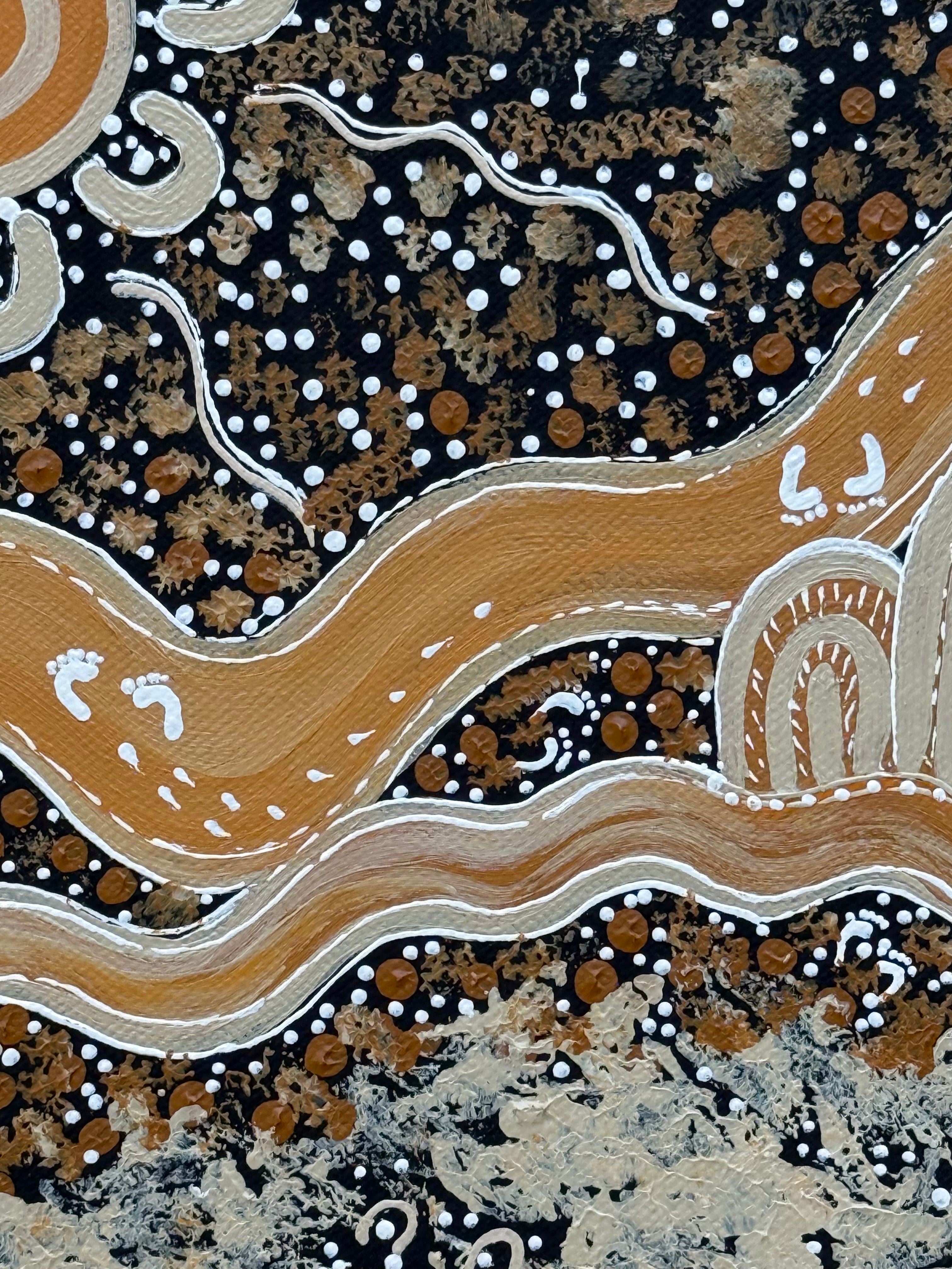 Deidre Burgoyne Rosier - Family Gatherings by the Land and Sea .89-14 *pre-stretched*