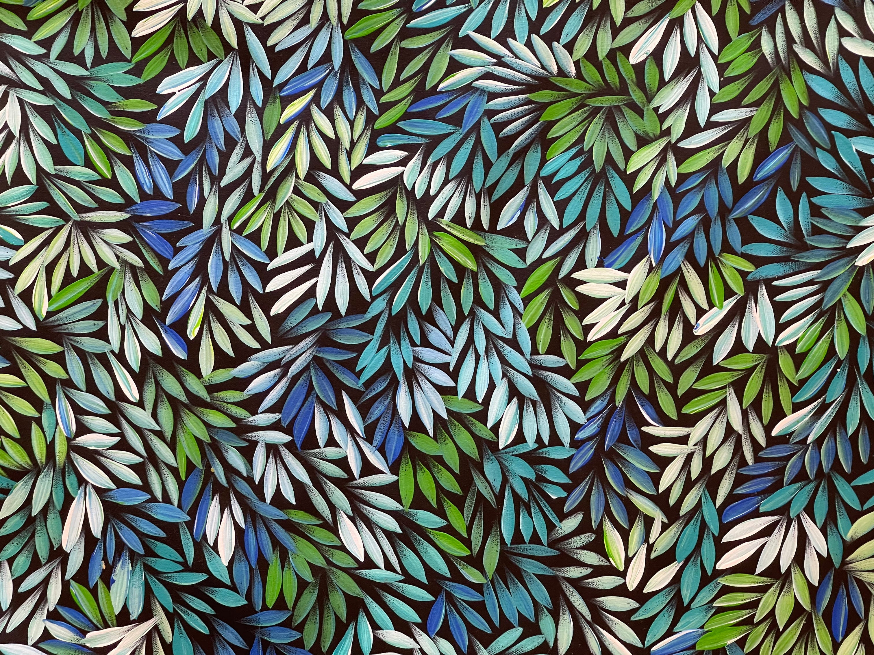 Sharon Numina - Bush Medicine Leaves - 198x147cm .92-14