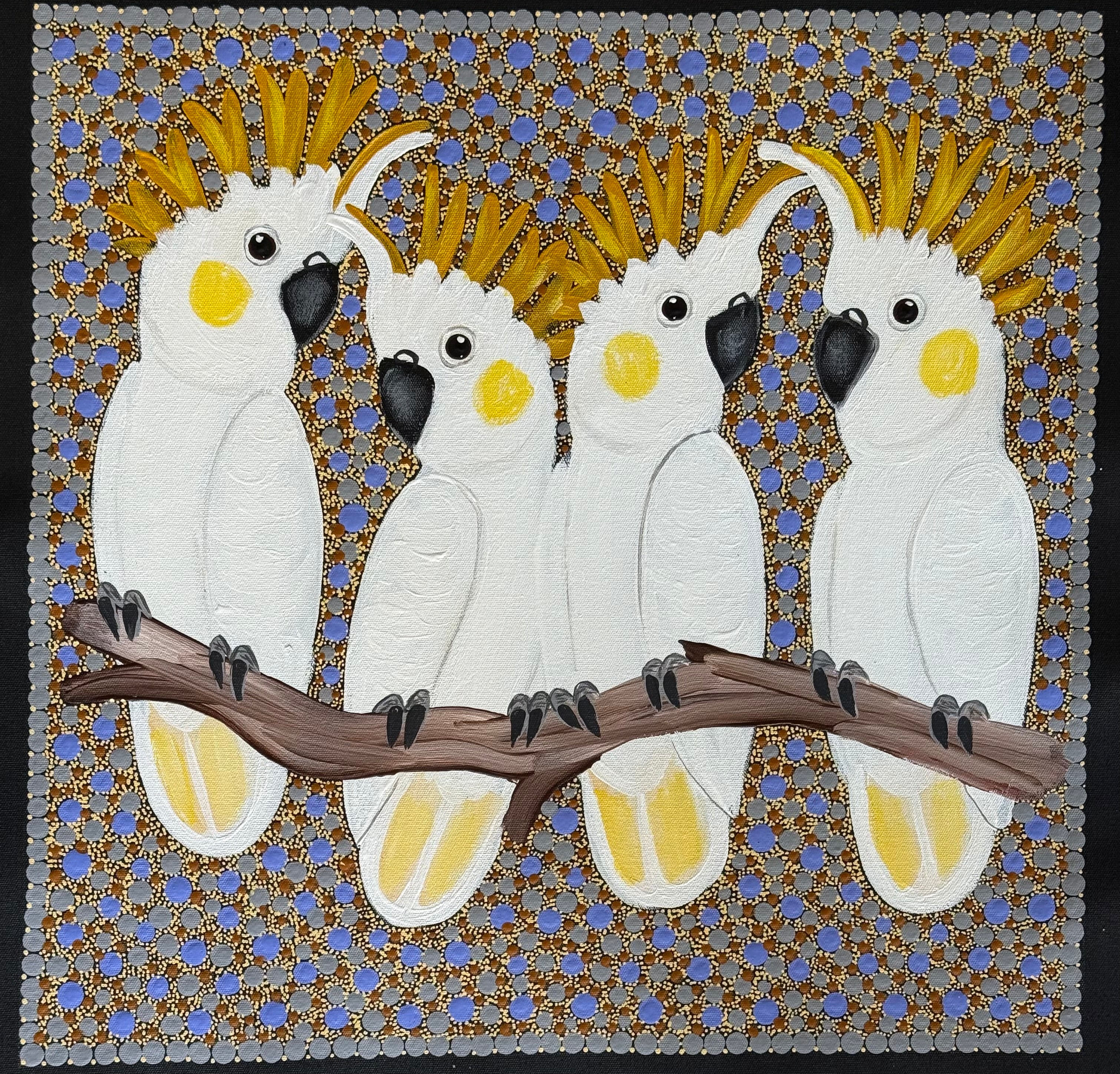 Kathleen Buzzacott - Sulphur Crested Cockatoos .17-12
