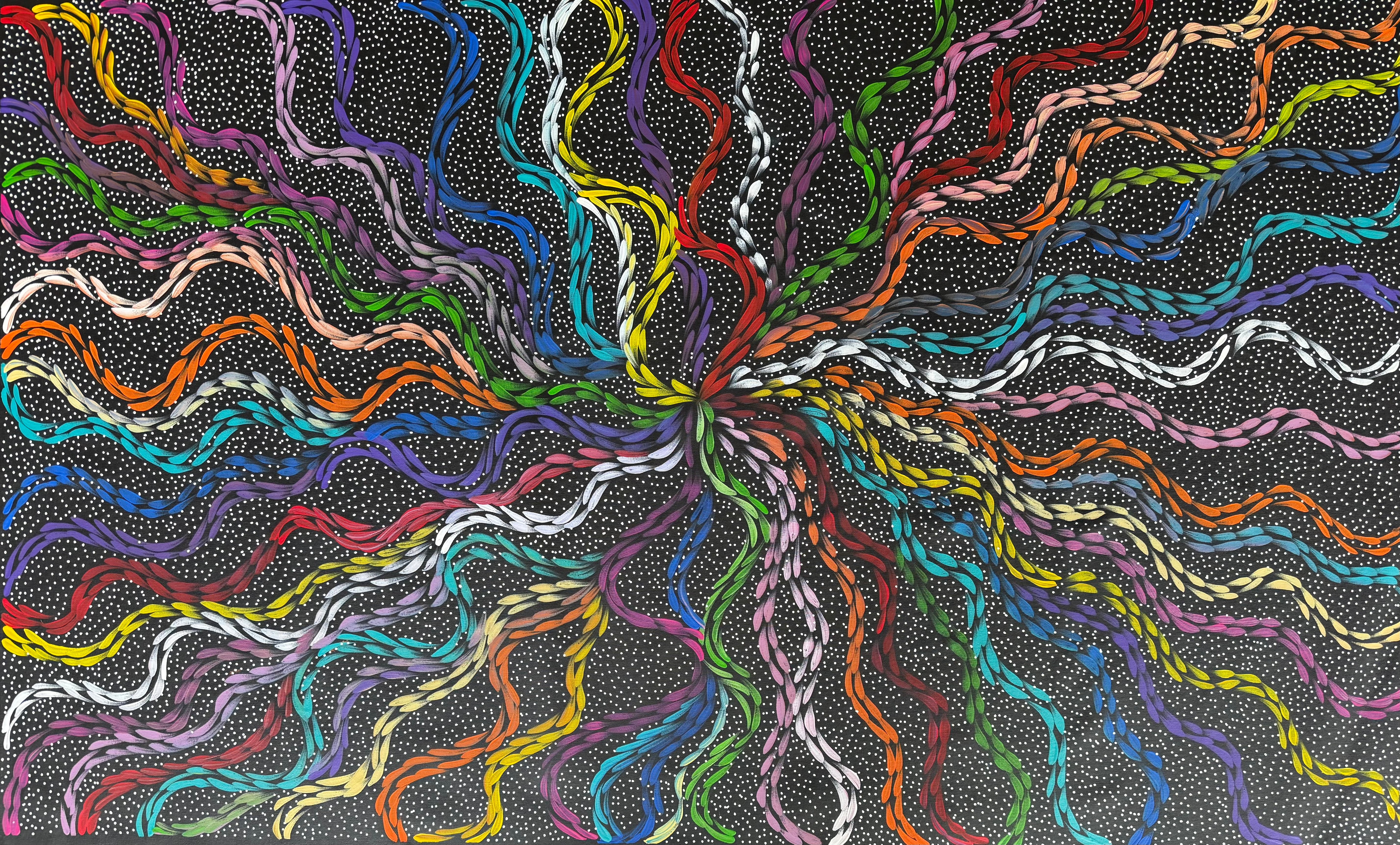 Selina Numina Kamprina - Bush Medicine Leaves with Seeds .92-10