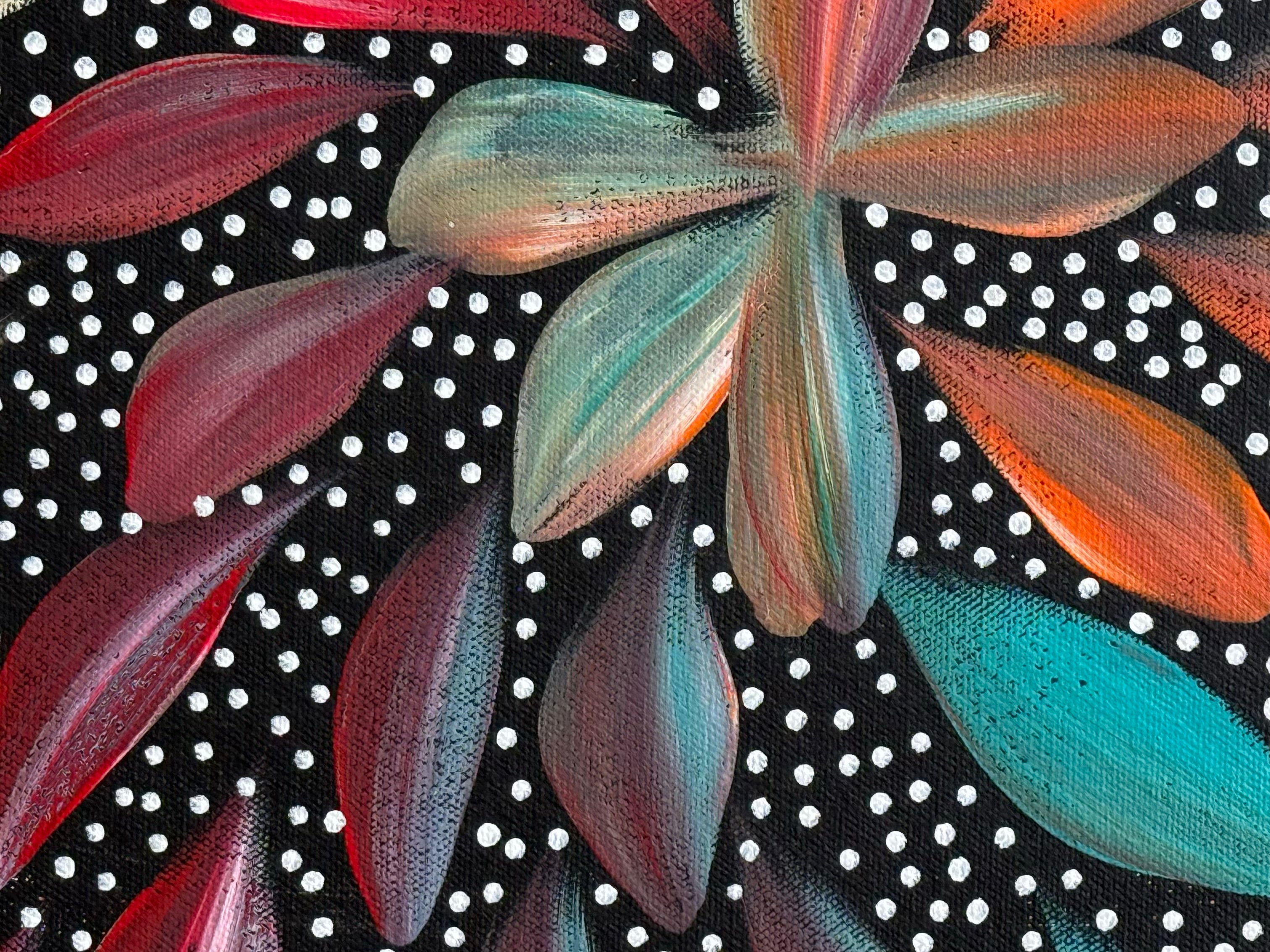 Louise Numina Napananka - Bush Medicine Leaves and Seeds .60-37