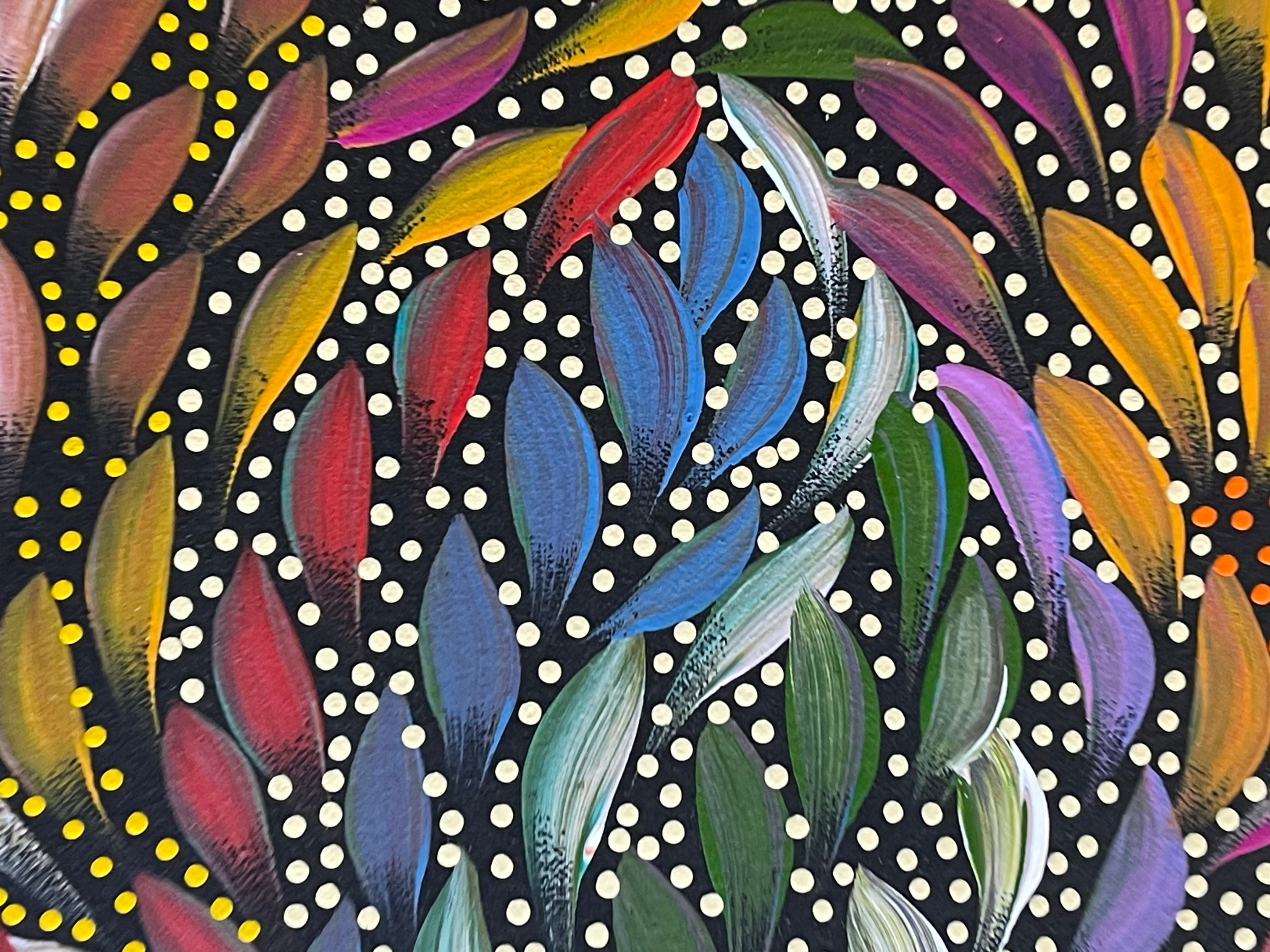 Caroline Numina - Bush Medicine Leaves and Seeds - 83x62cm .79-15