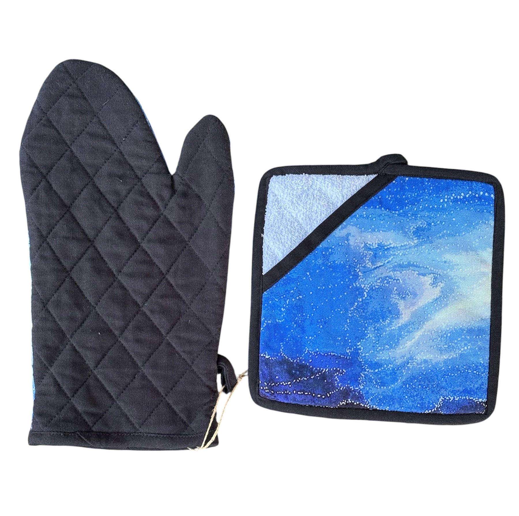 Cotton Oven Mit & Pot Holder Set - Athena Nangala Granites