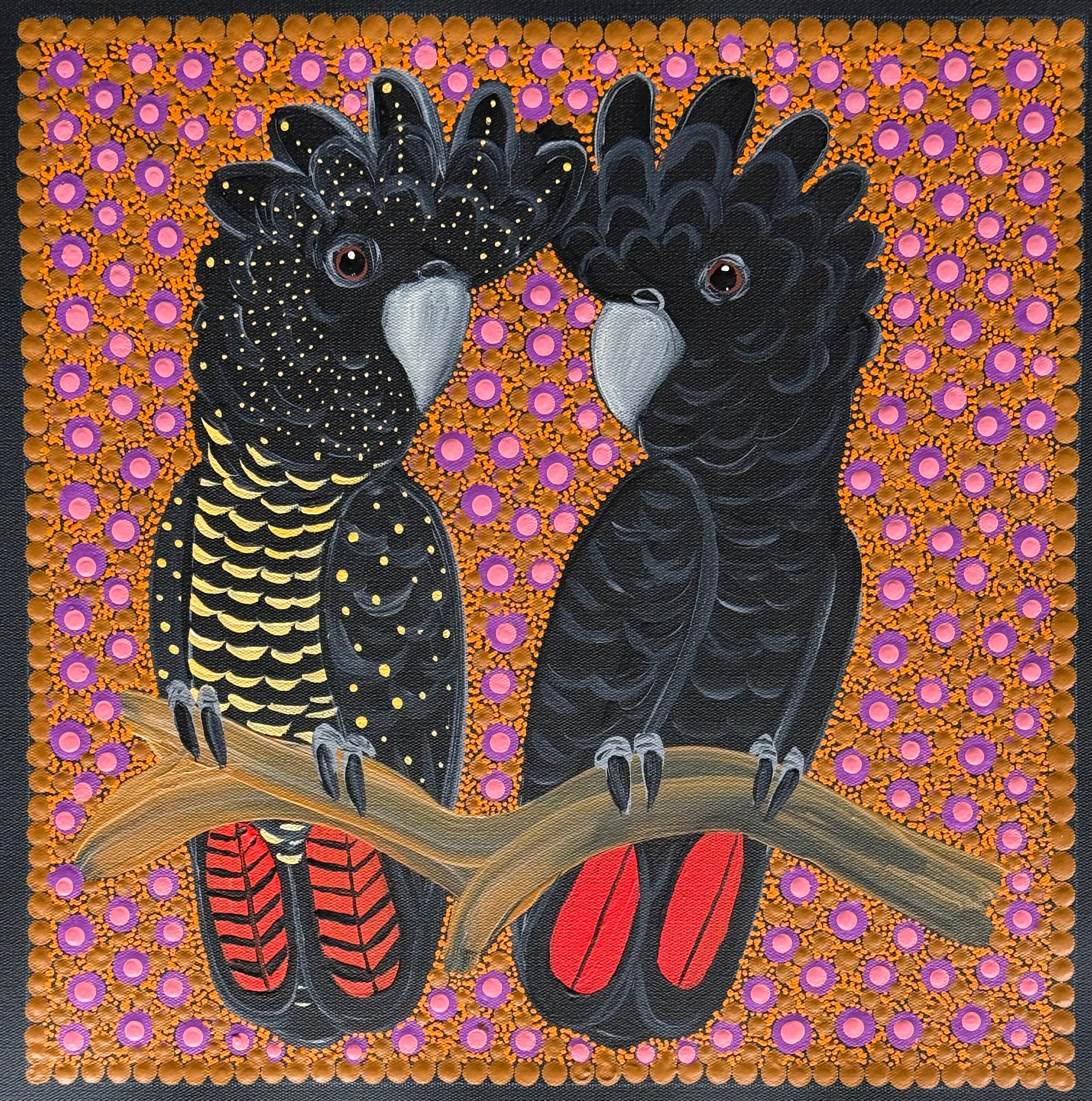 Kathleen Buzzacott - Redtail Black Cockatoos .41-9