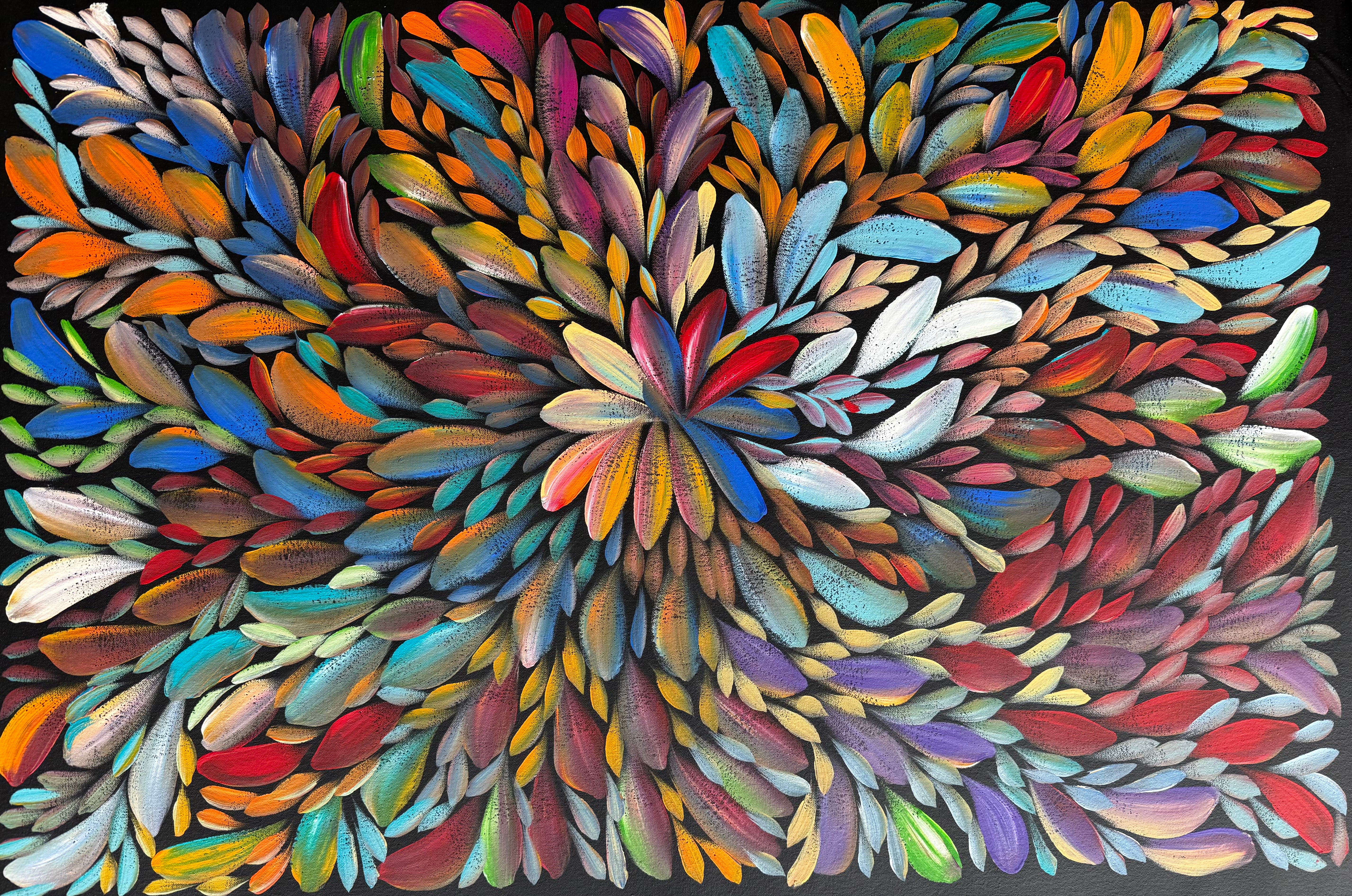 Louise Numina Napananka - Bush Medicine Leaves .65-3