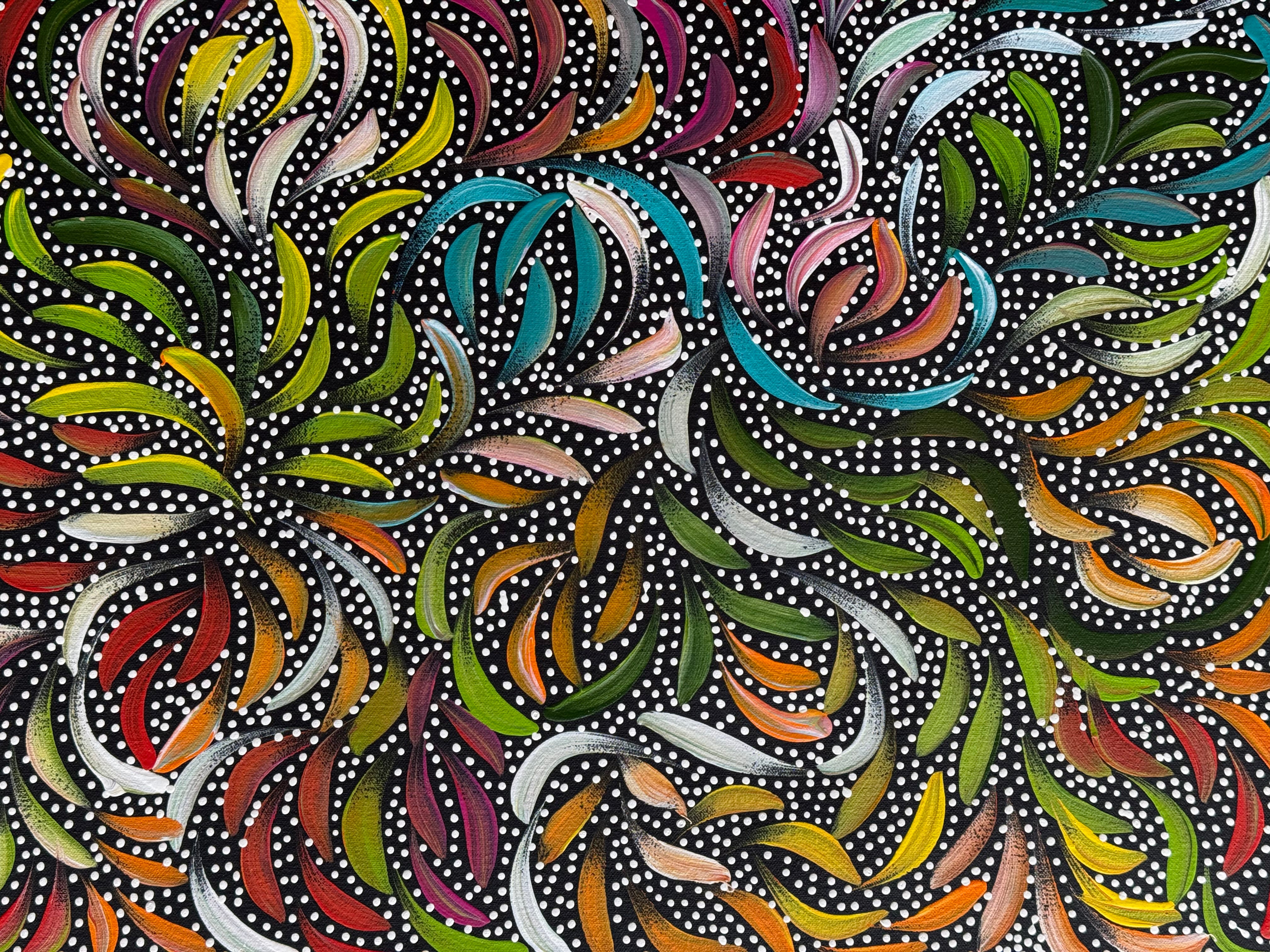 Caroline Numina - Bush Medicine Leaves with Seeds .35-21