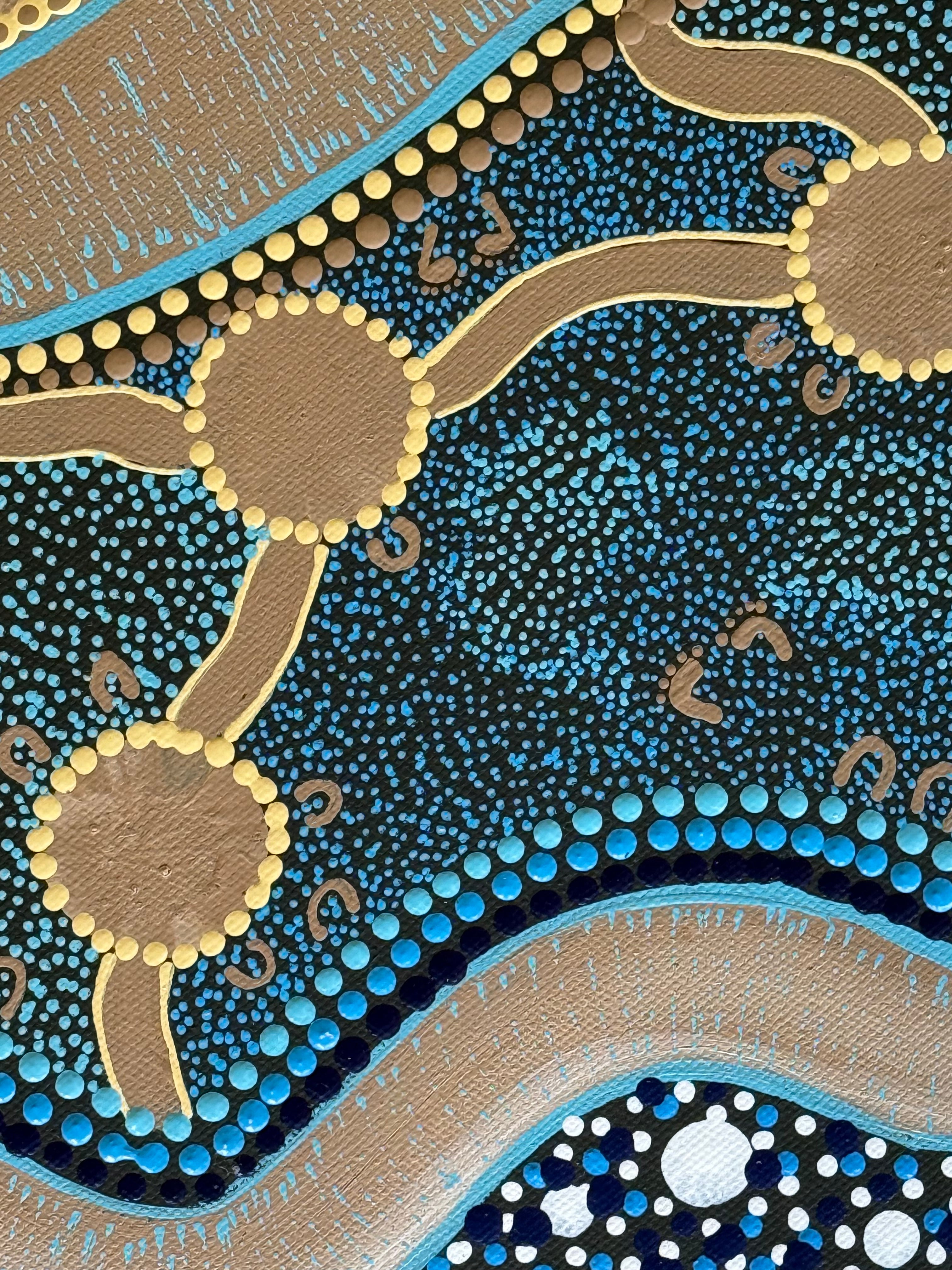 Deidre Burgoyne Rosier - Travels to the Sea and Lands .89-8 *pre-stretched*