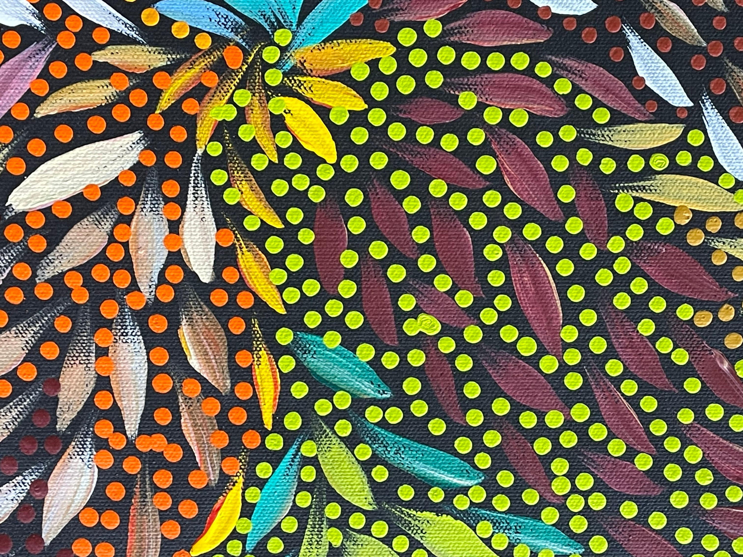 Sharon Turner - Bush Medicine Leaves - 151x91cm .89