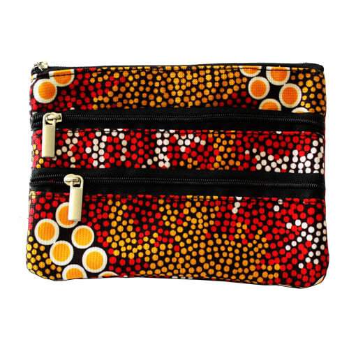 3 Zip Travel Bag - Stephen Hogarth - Bushland (82% Recycled Plastic)