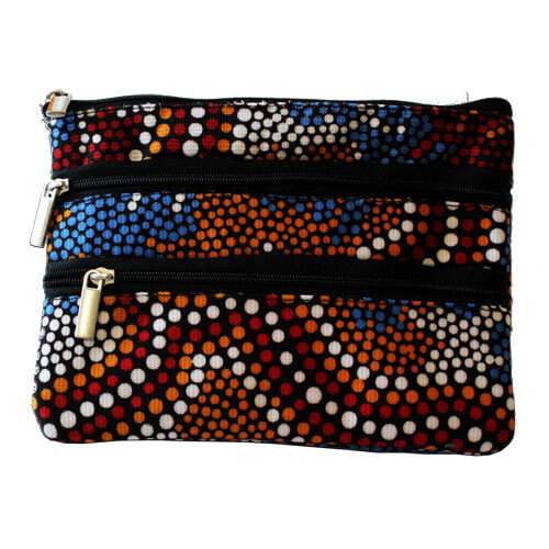 3 Zip Travel Bag - Stephen Hogarth - Wetland (82% Recycled Plastic)