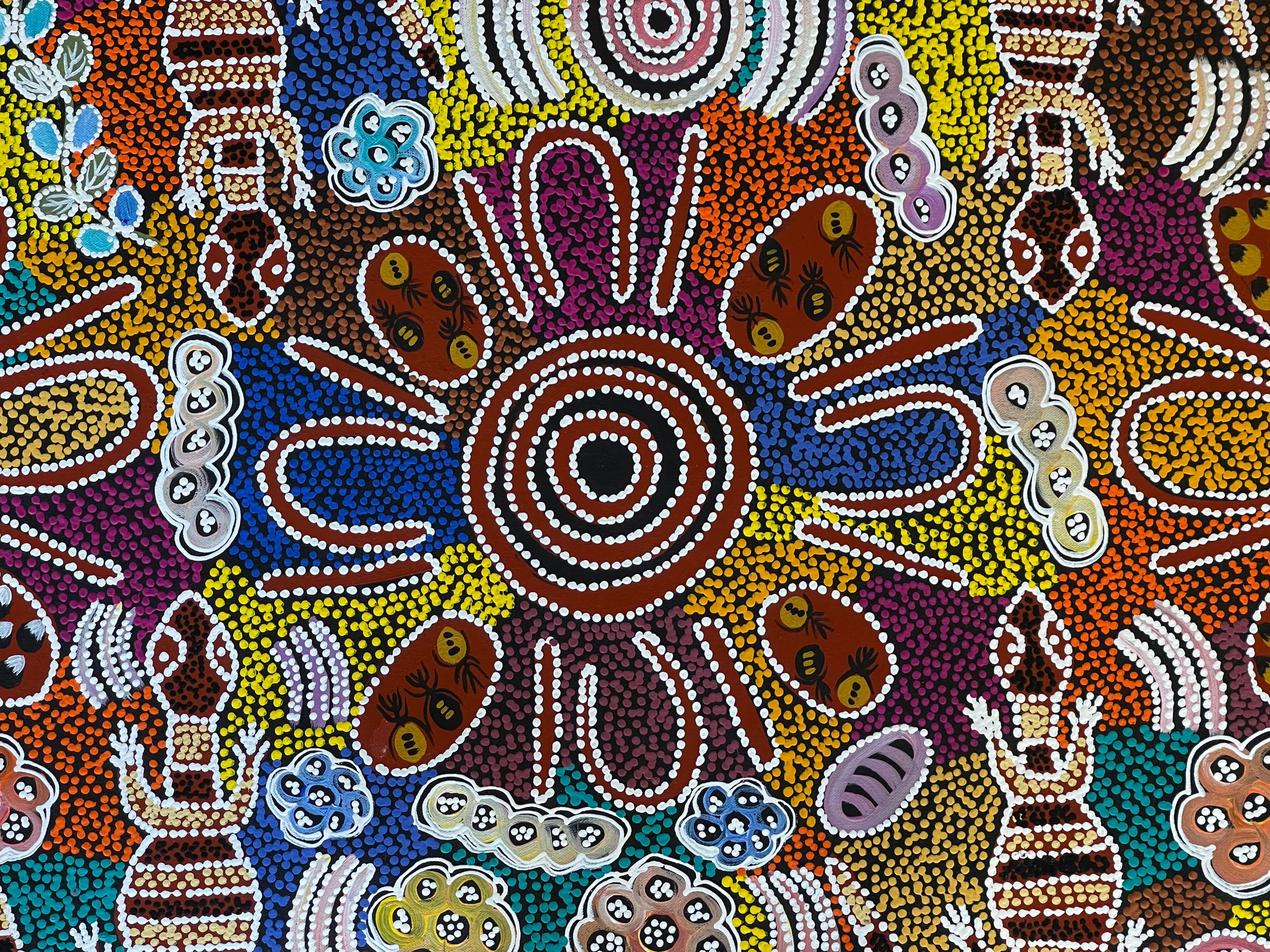 Lanita Numina - Women Collecting Bush Tucker, Sand Goanna - 141x58cm .77-12