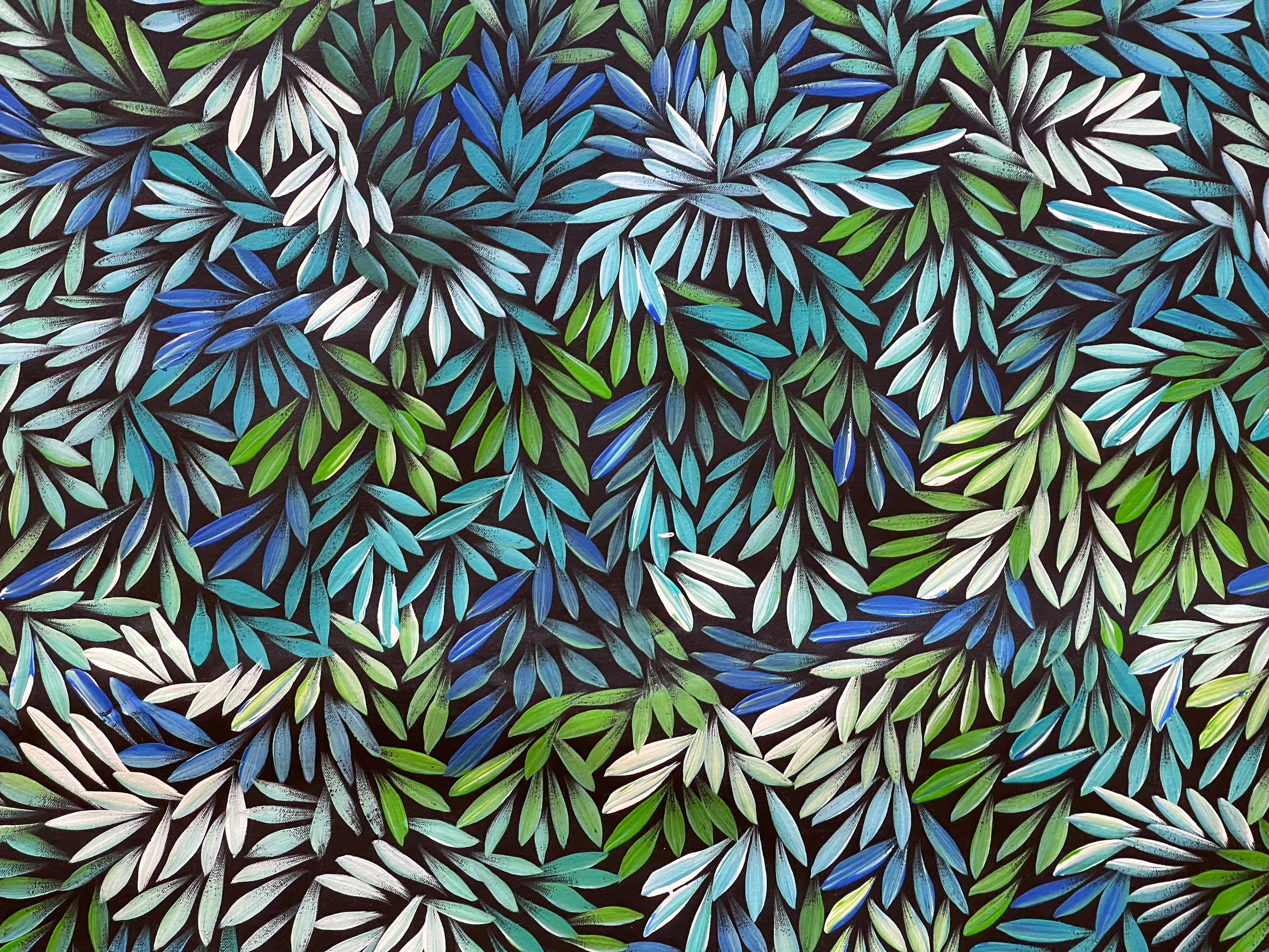 Sharon Numina - Bush Medicine Leaves - 198x147cm .92-14