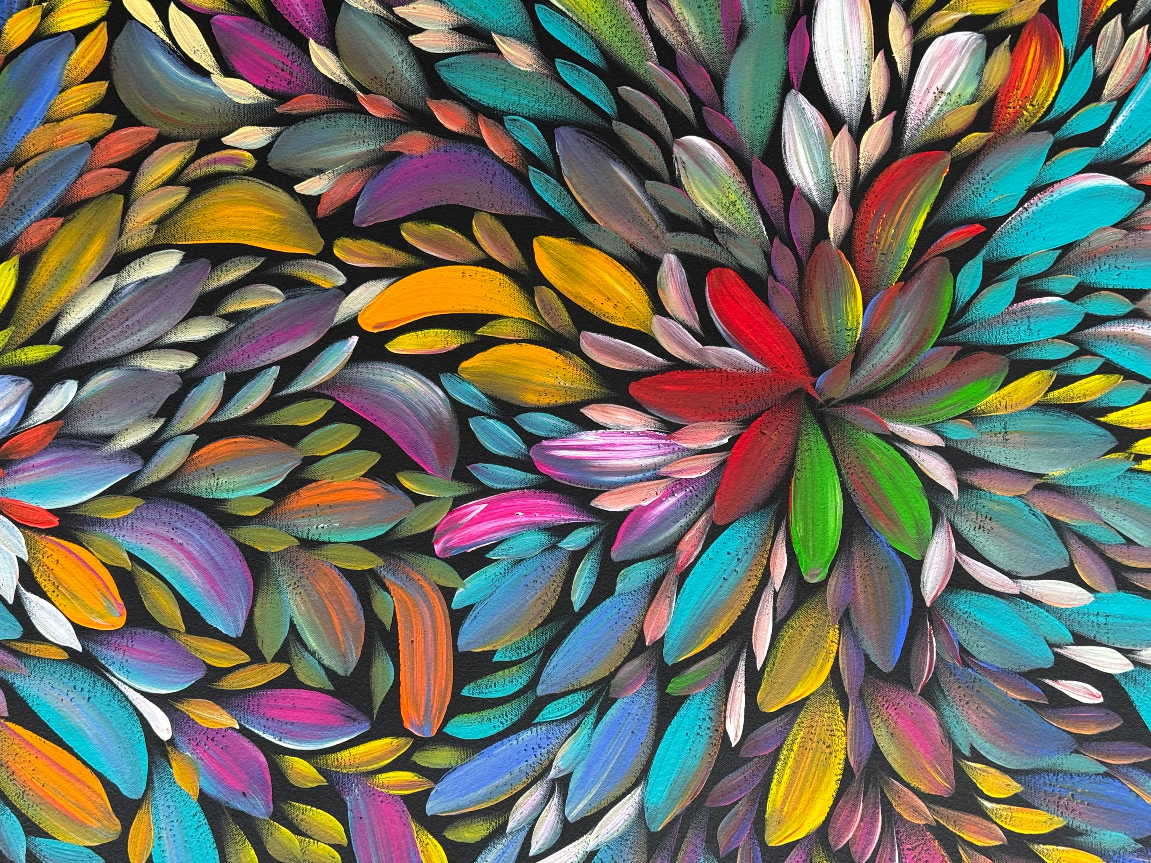 Louise Numina Napananka - Bush Medicine Leaves .25-7