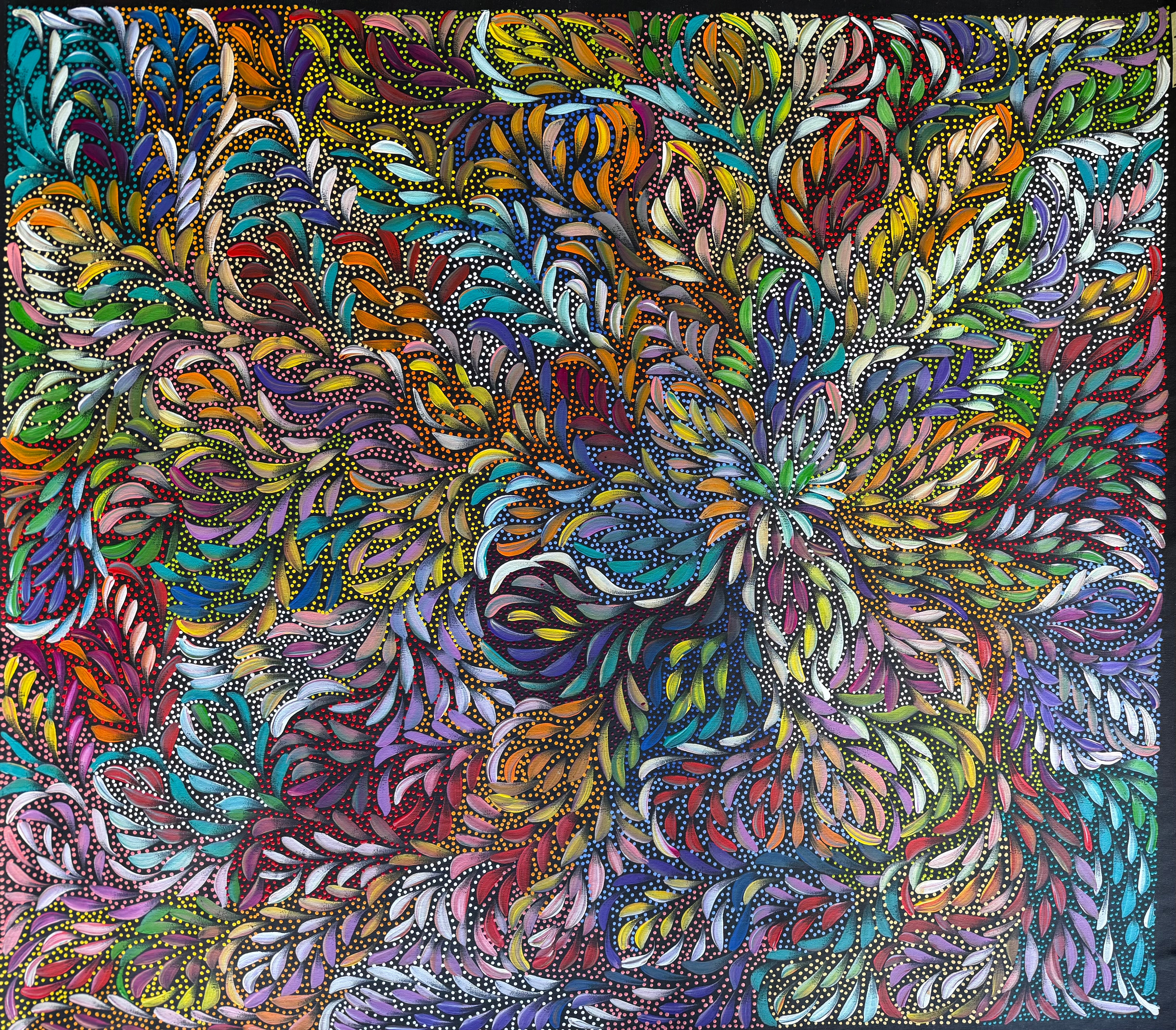 Caroline Numina - Seeded Bush Medicine Leaves .91-14