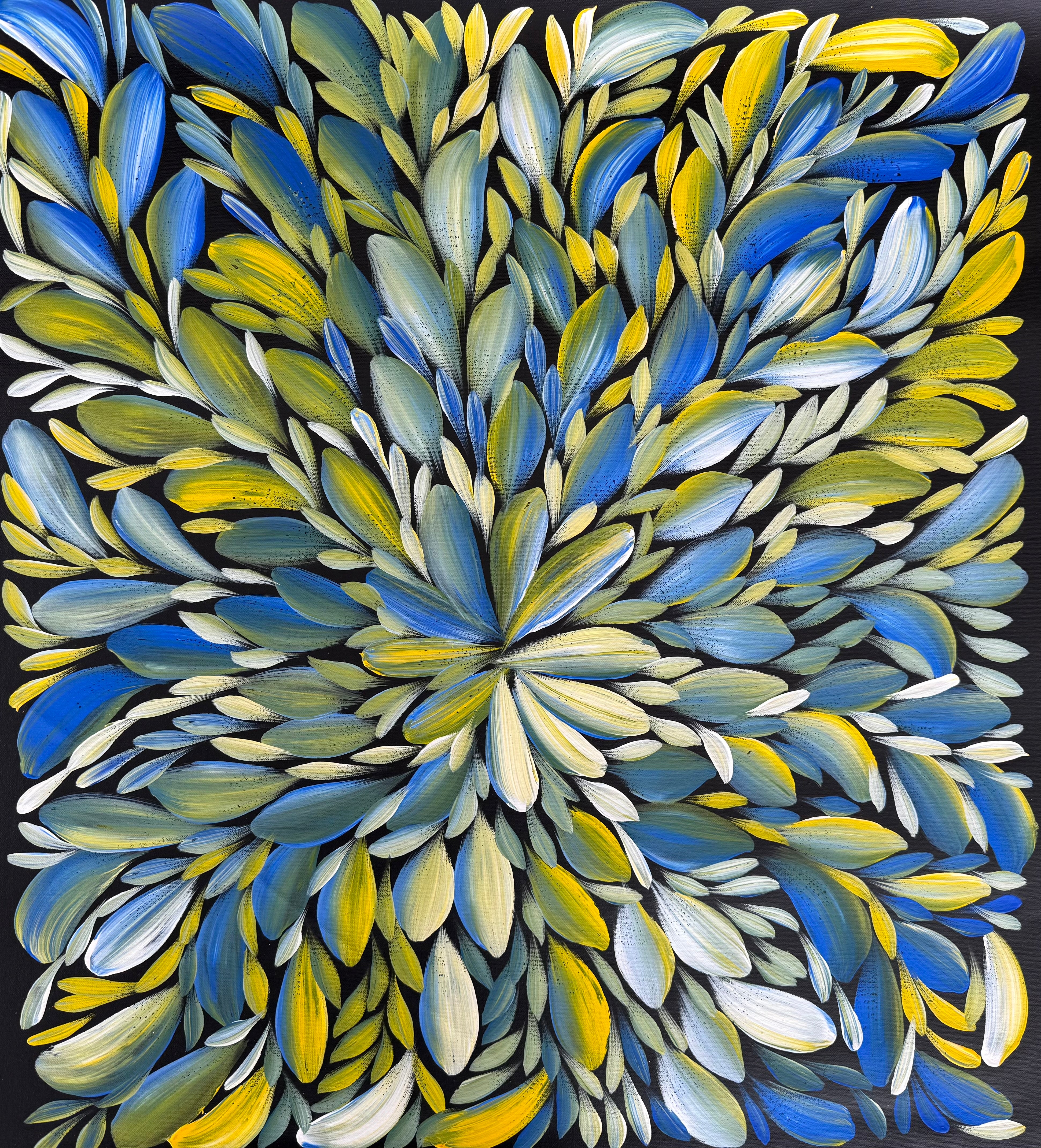 Louise Numina Napananka - Bush Medicine Leaves .75-8