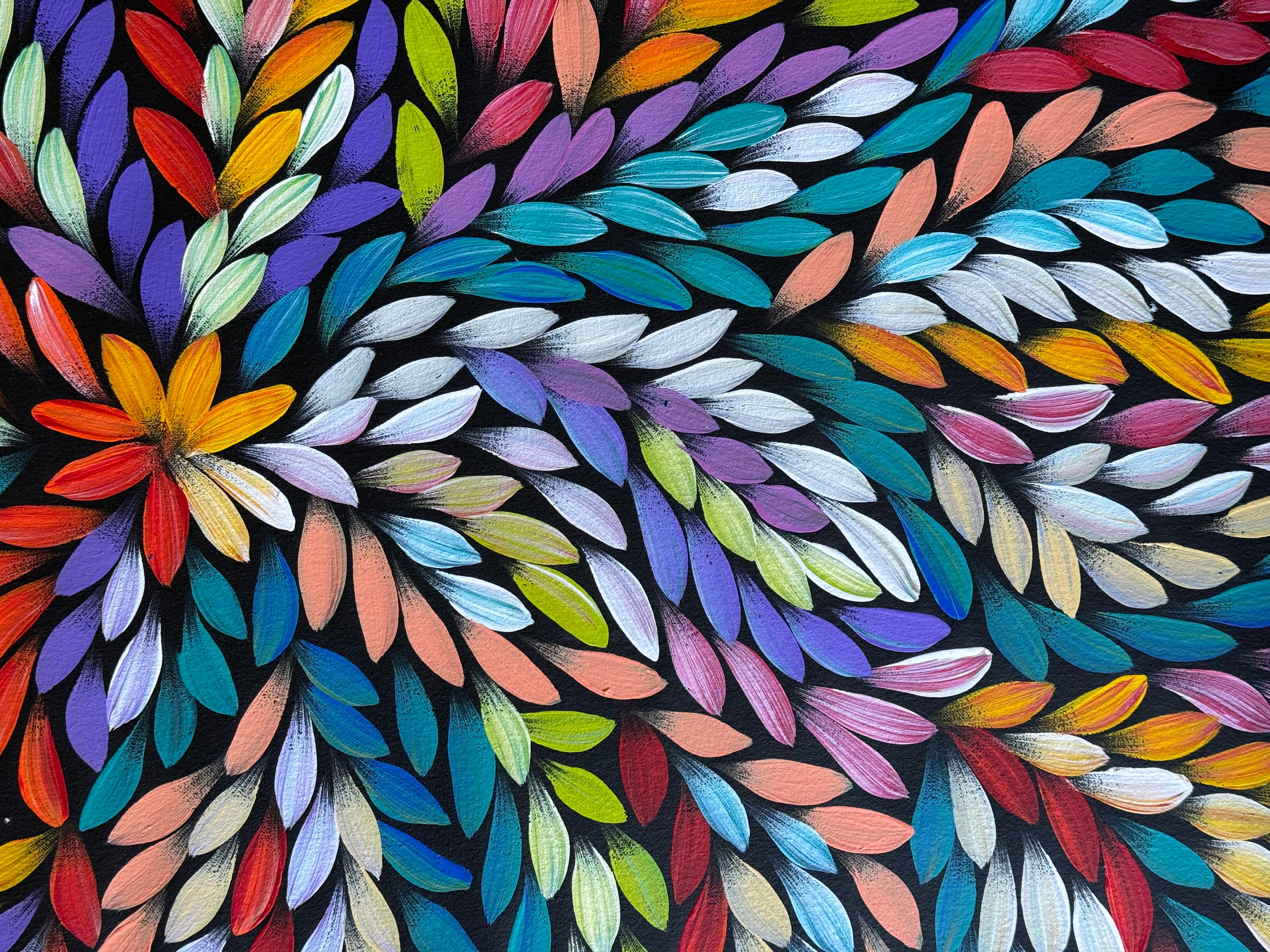 Jacinta Numina Waugh - Bush Medicine Leaves - 96x61cm .87-3