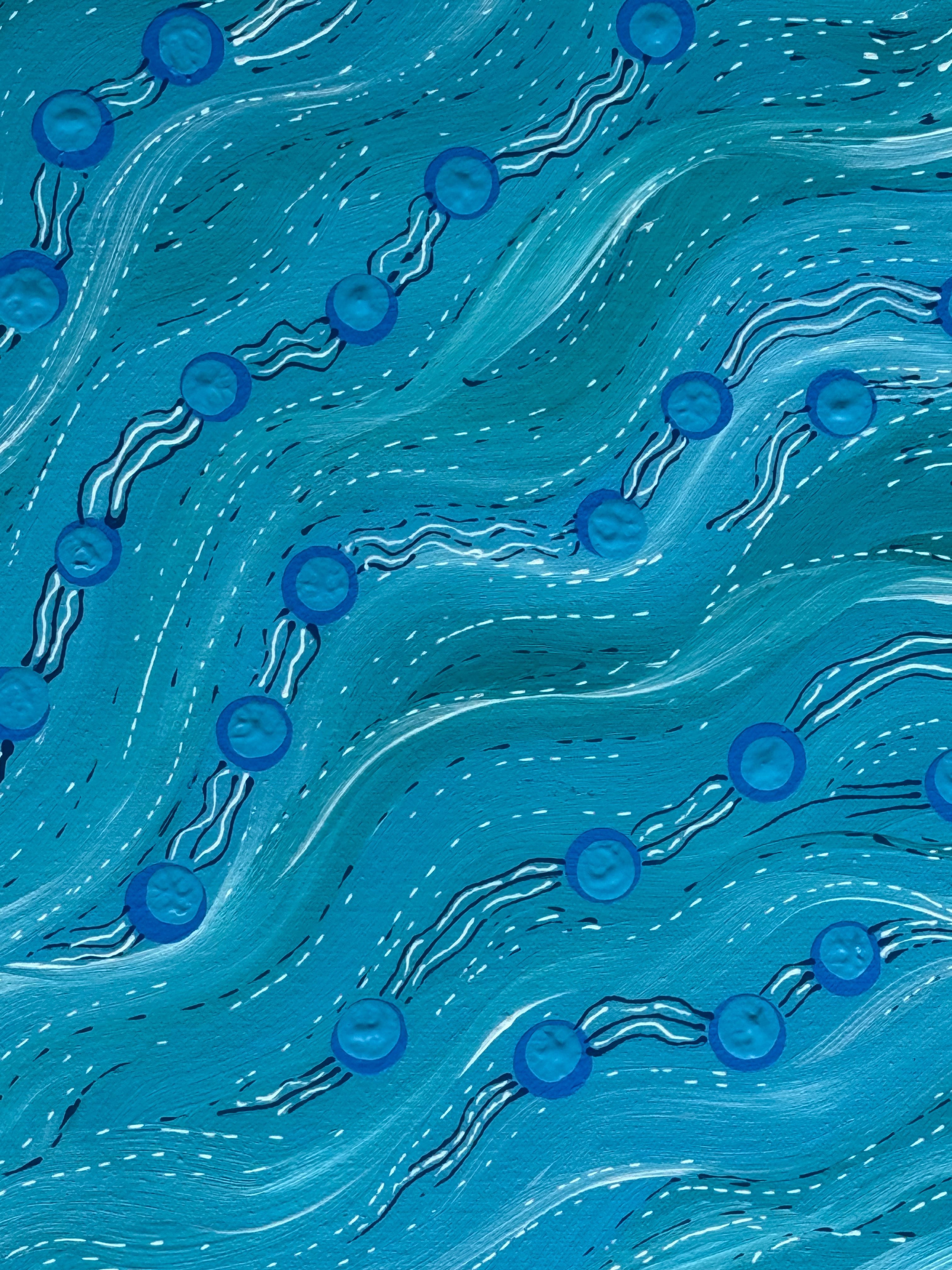 Deidre Burgoyne Rosier - Water Dreaming .06-9 *pre-stretched*