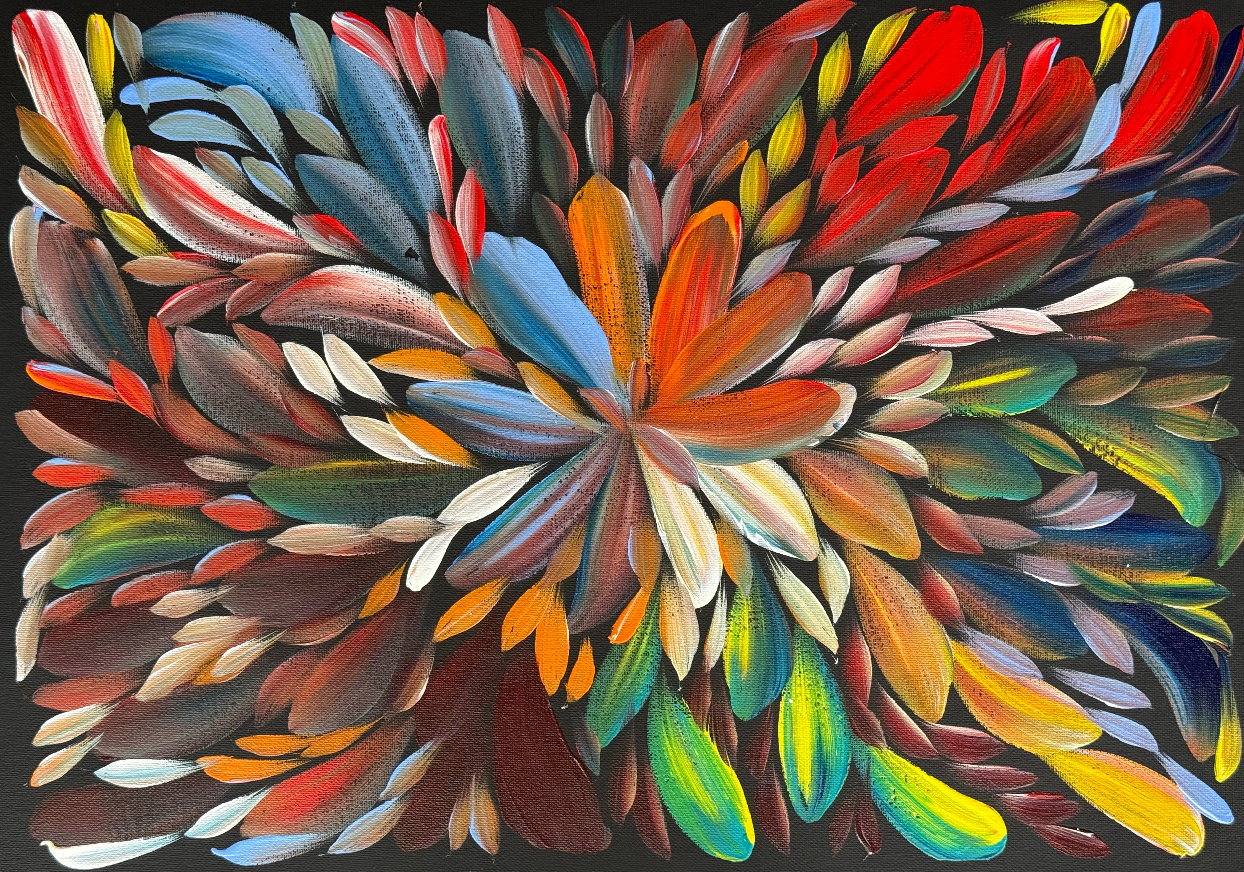 Louise Numina Napananka - Bush Medicine Leaves .24-12