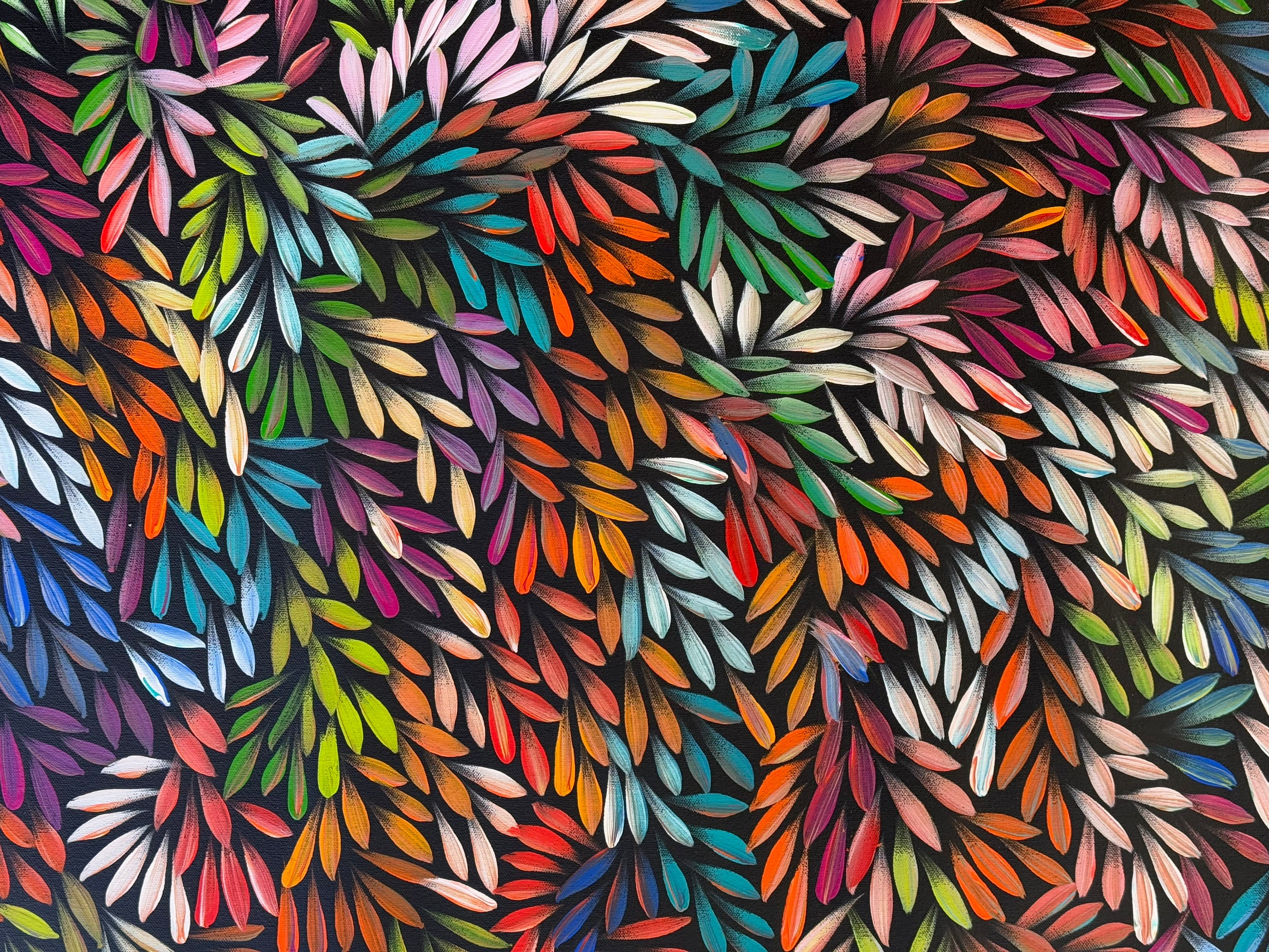 Sharon Numina - Bush Medicine Leaves - 146x89cm .28-1