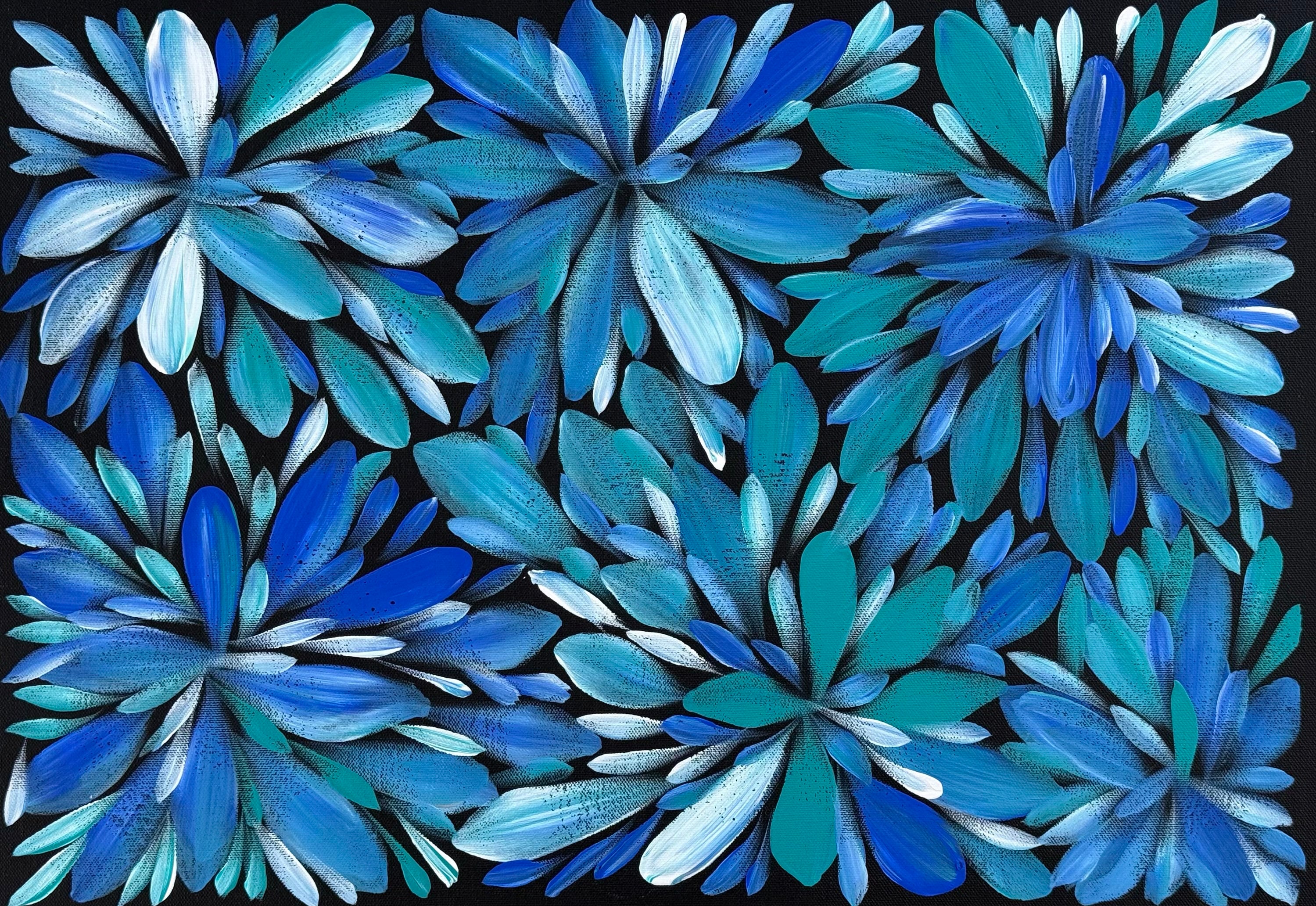 Louise Numina Napananka - Bush Medicine Leaves .60-2