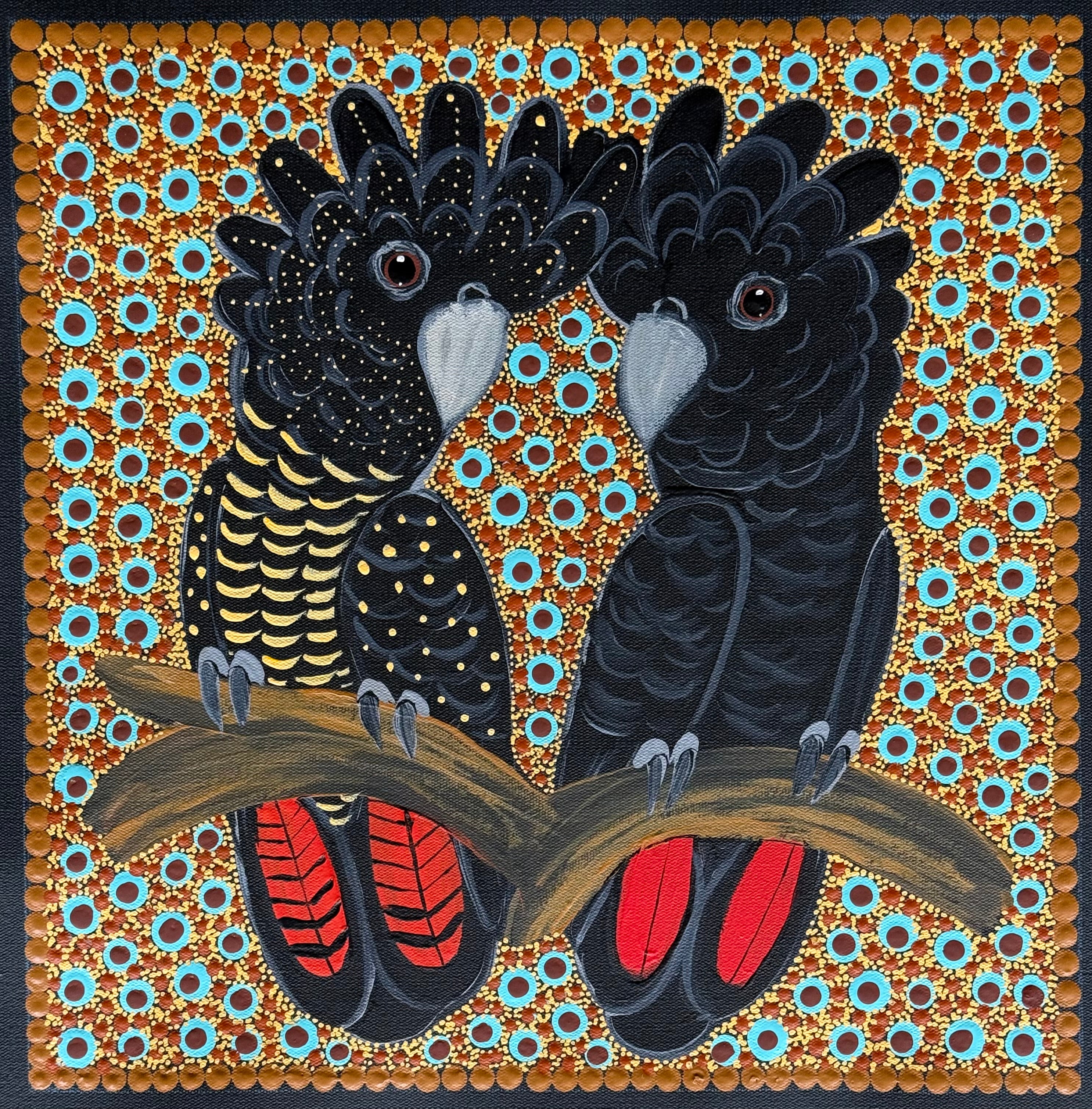 Kathleen Buzzacott - Redtail Black Cockatoos .41-8