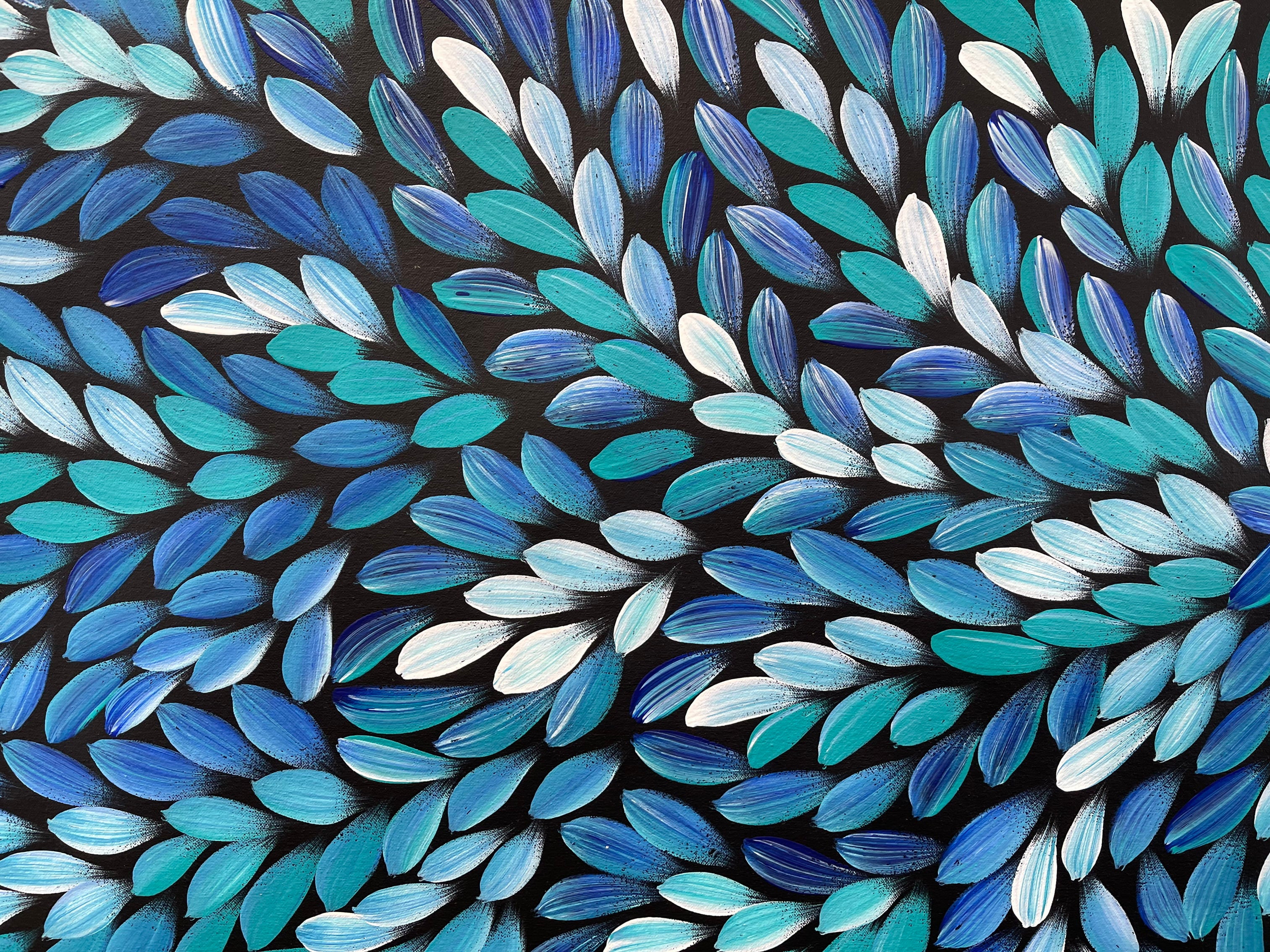 Jacinta Numina Waugh - Bush Medicine Leaves - 142x60cm .75-2