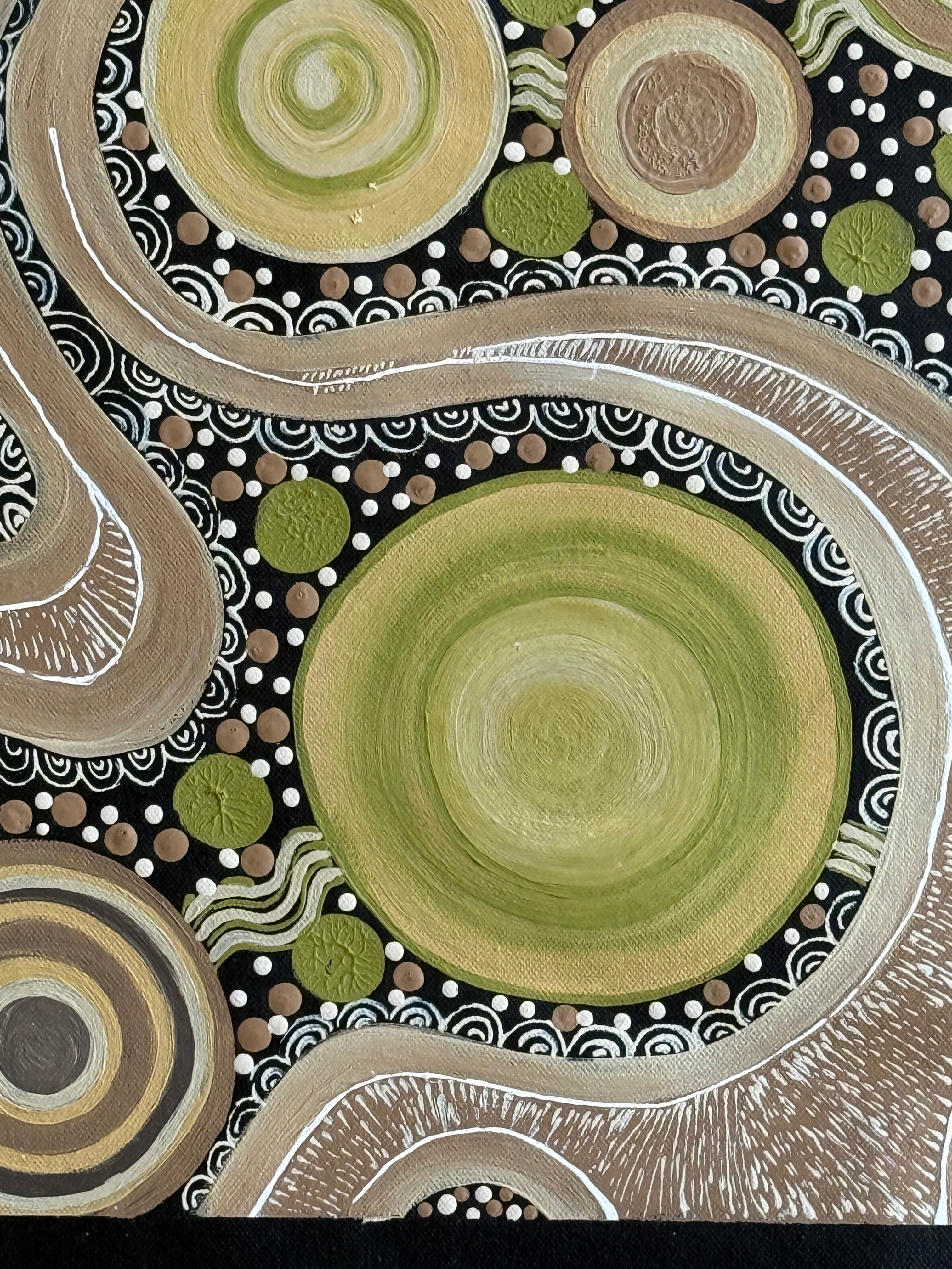 Deidre Burgoyne Rosier - Beautiful Rockholes Down by the Sea .89-27