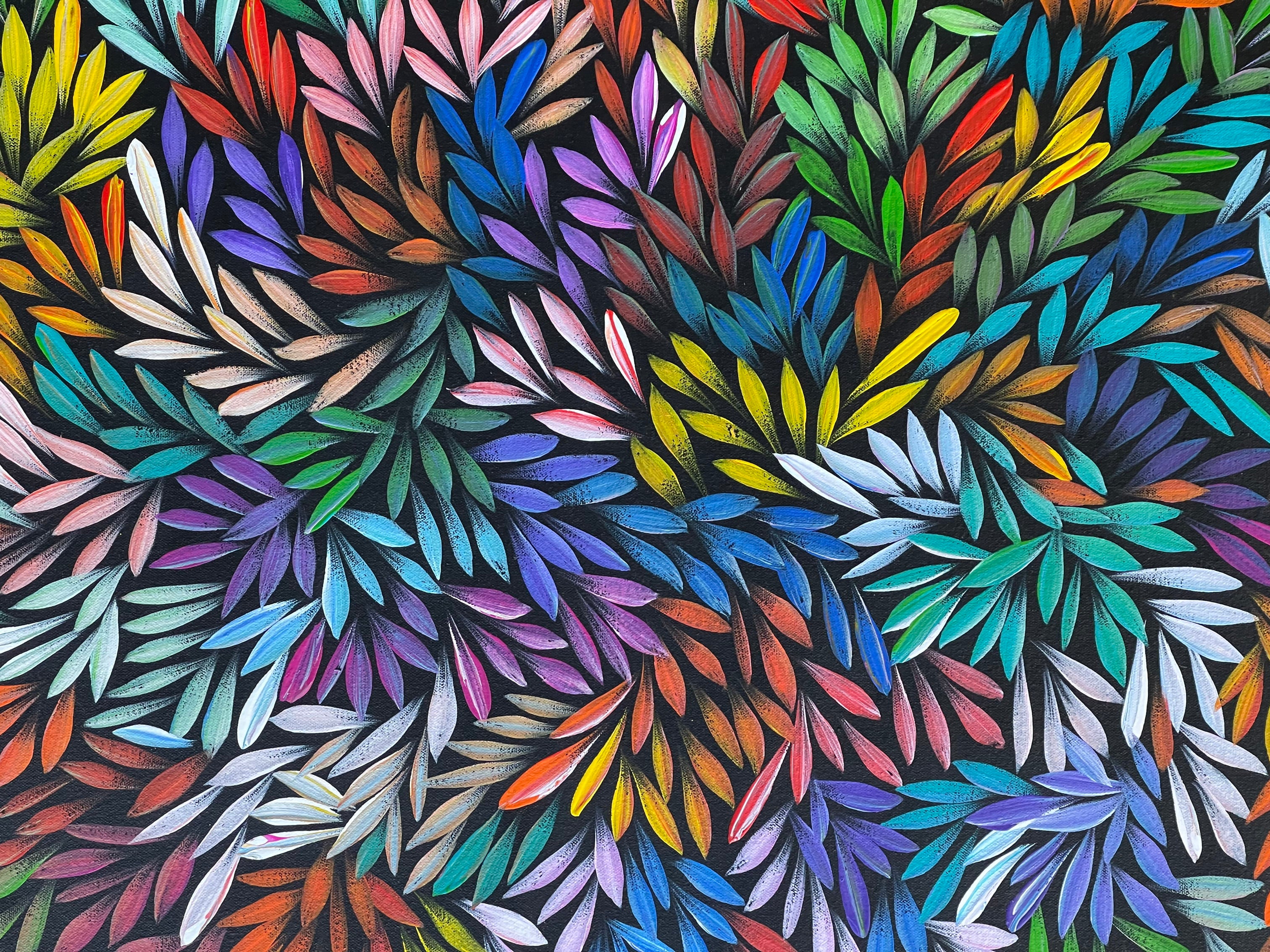 Sharon Numina - Bush Medicine Leaves - 128x60cm .92-10