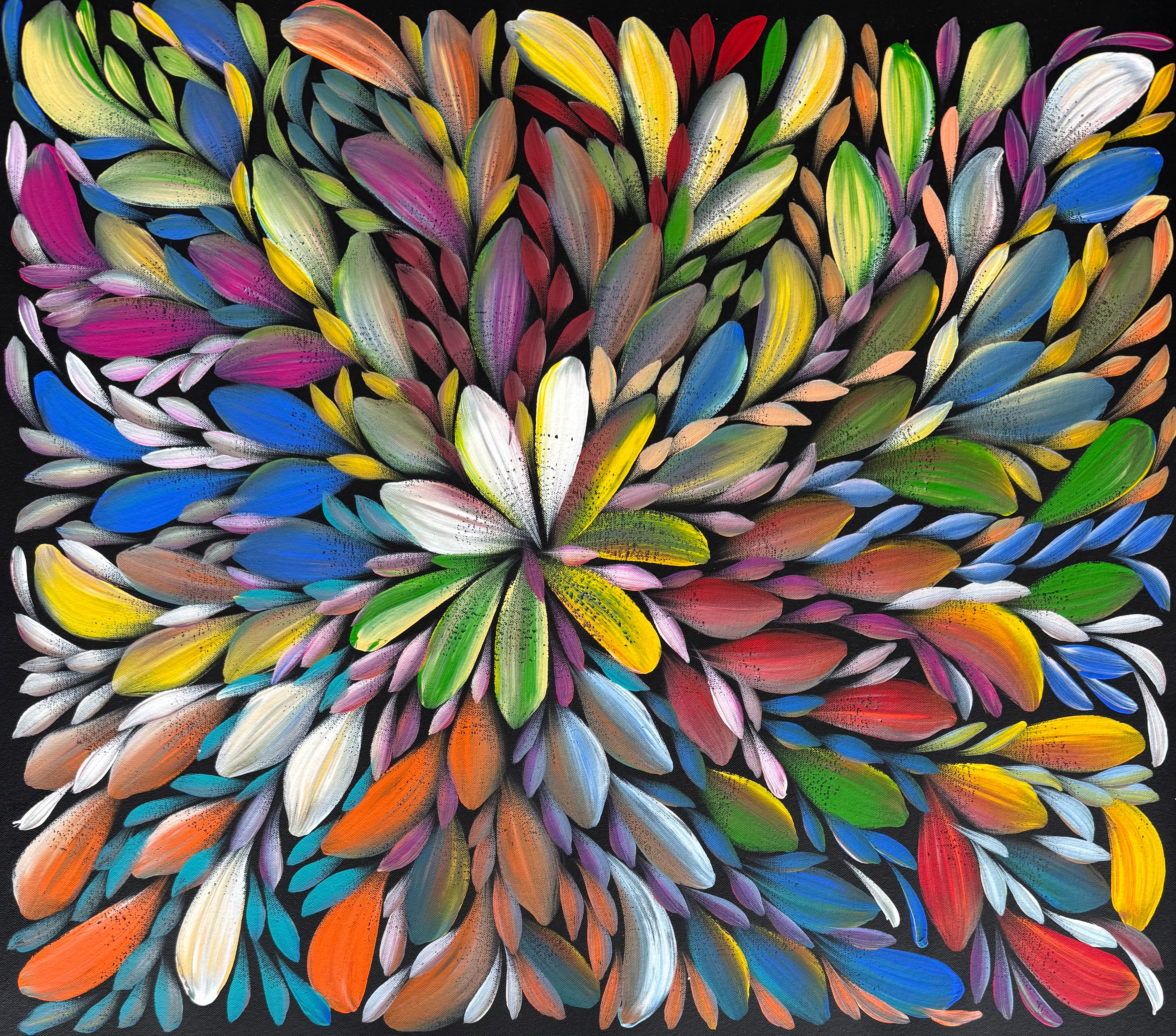 Louise Numina Napananka - Bush Medicine Leaves .75-4