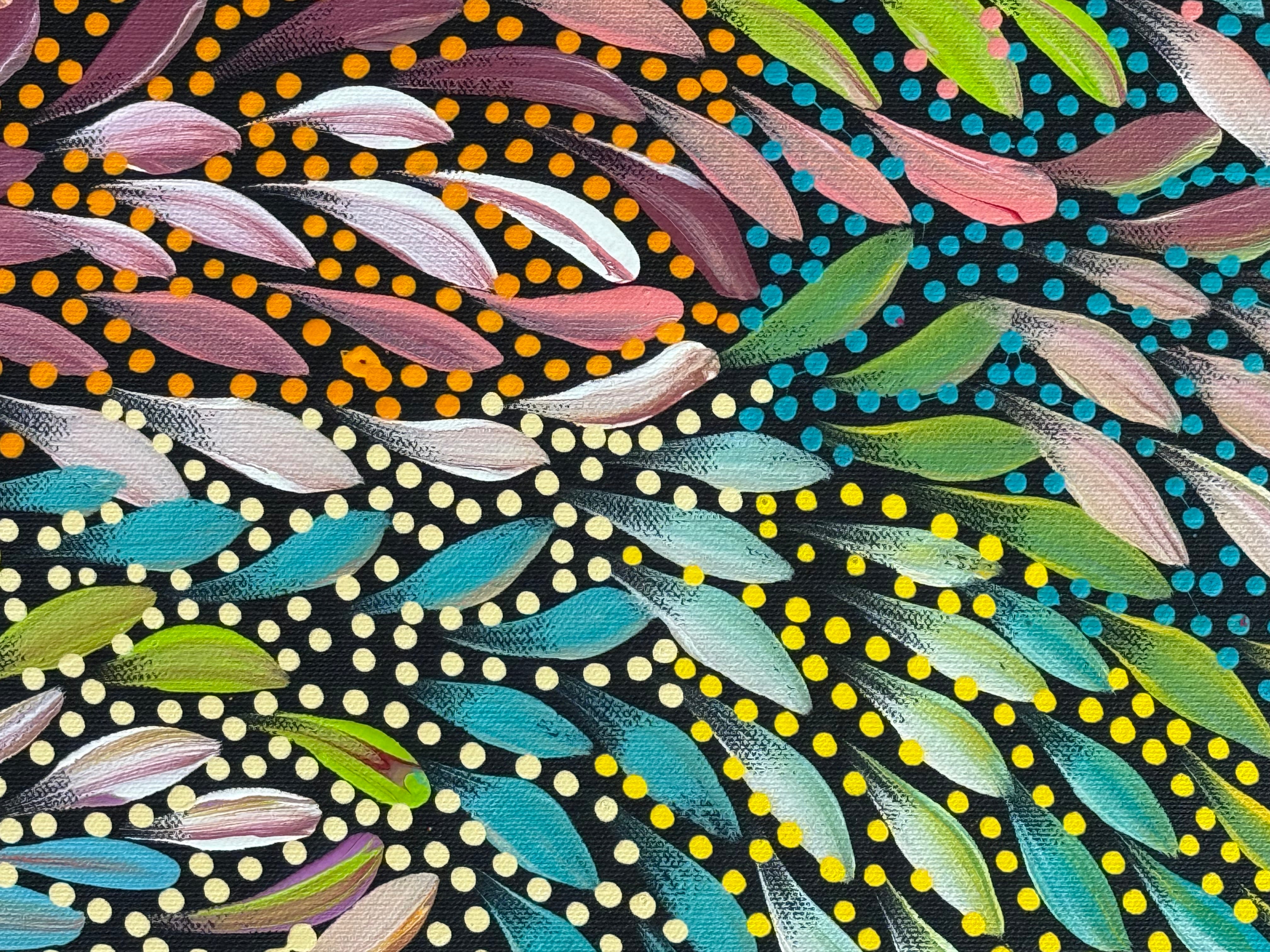 Caroline Numina - Seeded Bush Medicine Leaves .91-13